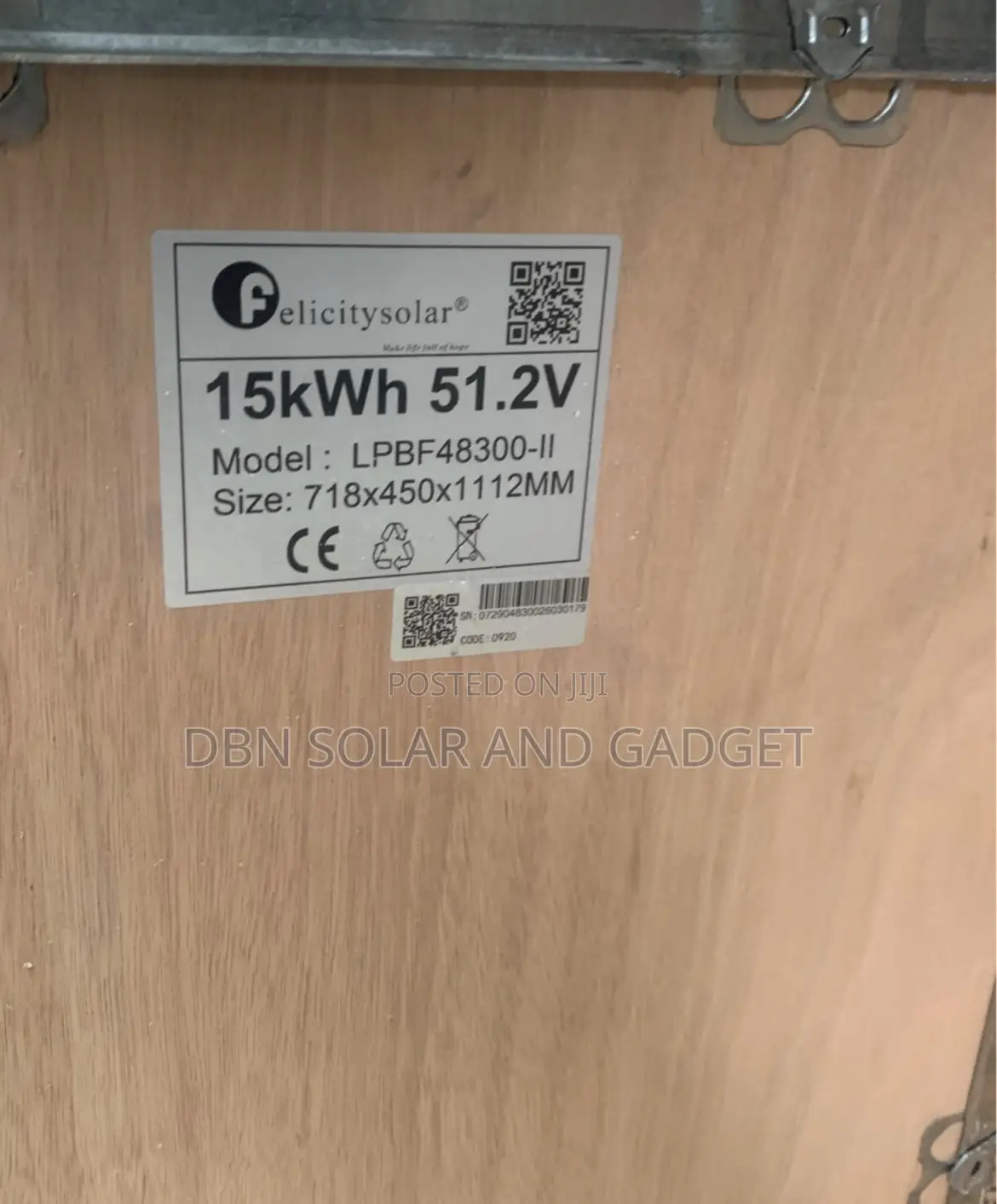 Original 15kwh 51.2v Felicity Solar Lithium Ion Battery Very Reliable