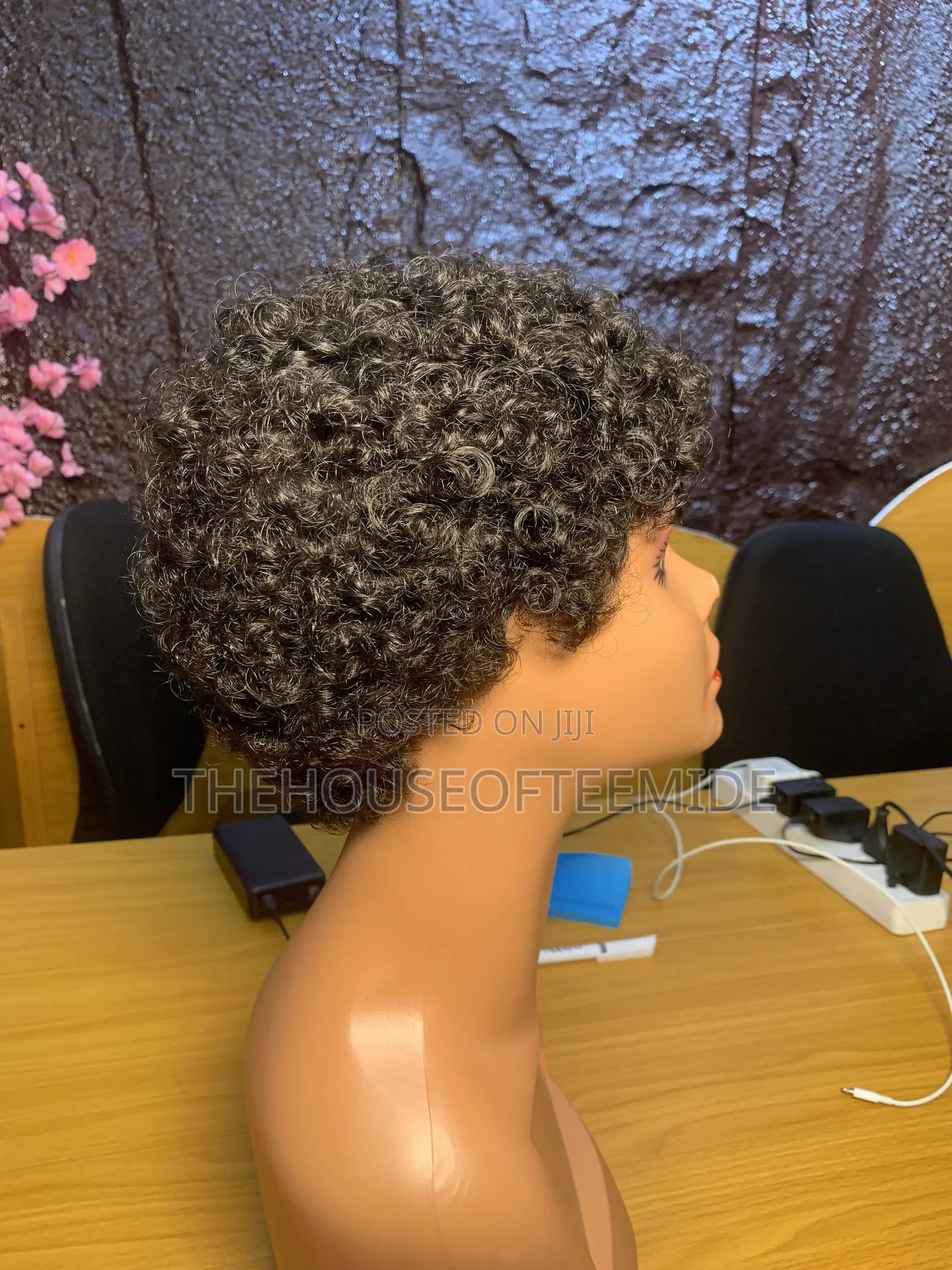 Black Cap Wig
