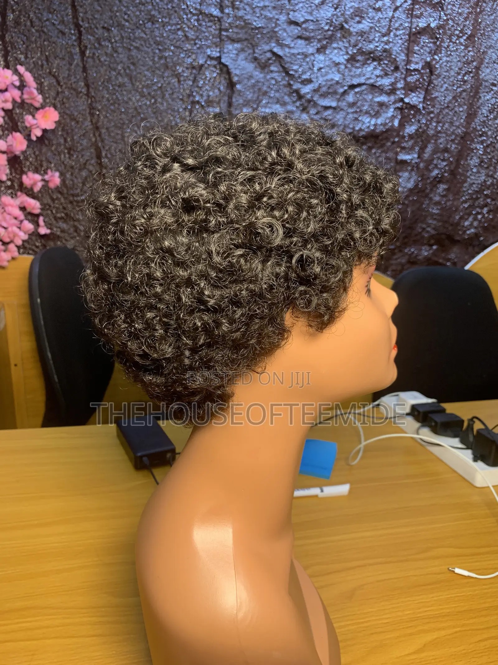 Black Cap Wig