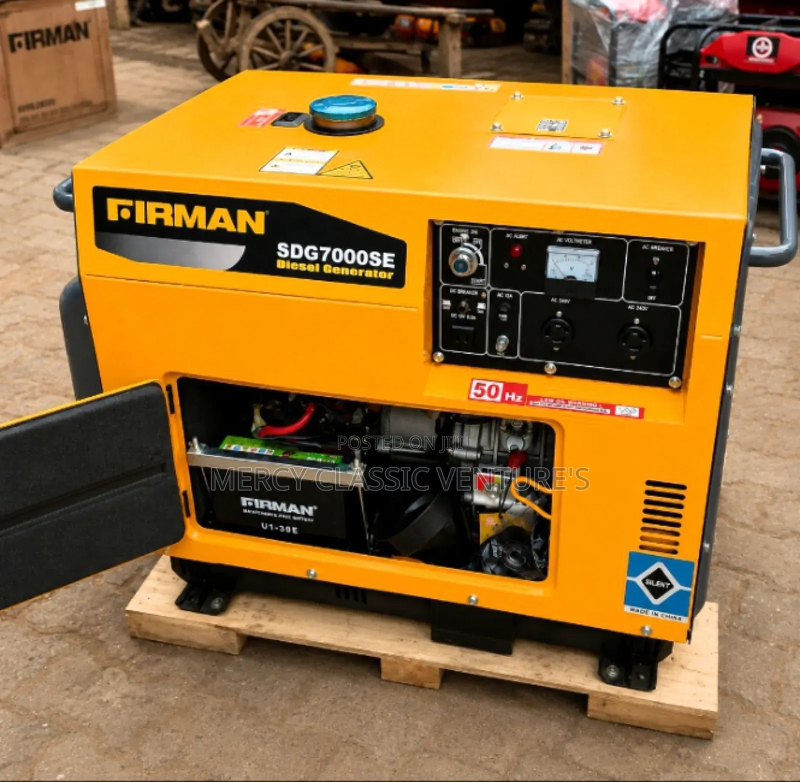 FIRMAN SDG7000SE Silent Diesel Generator – Heavy-Duty Backup Power