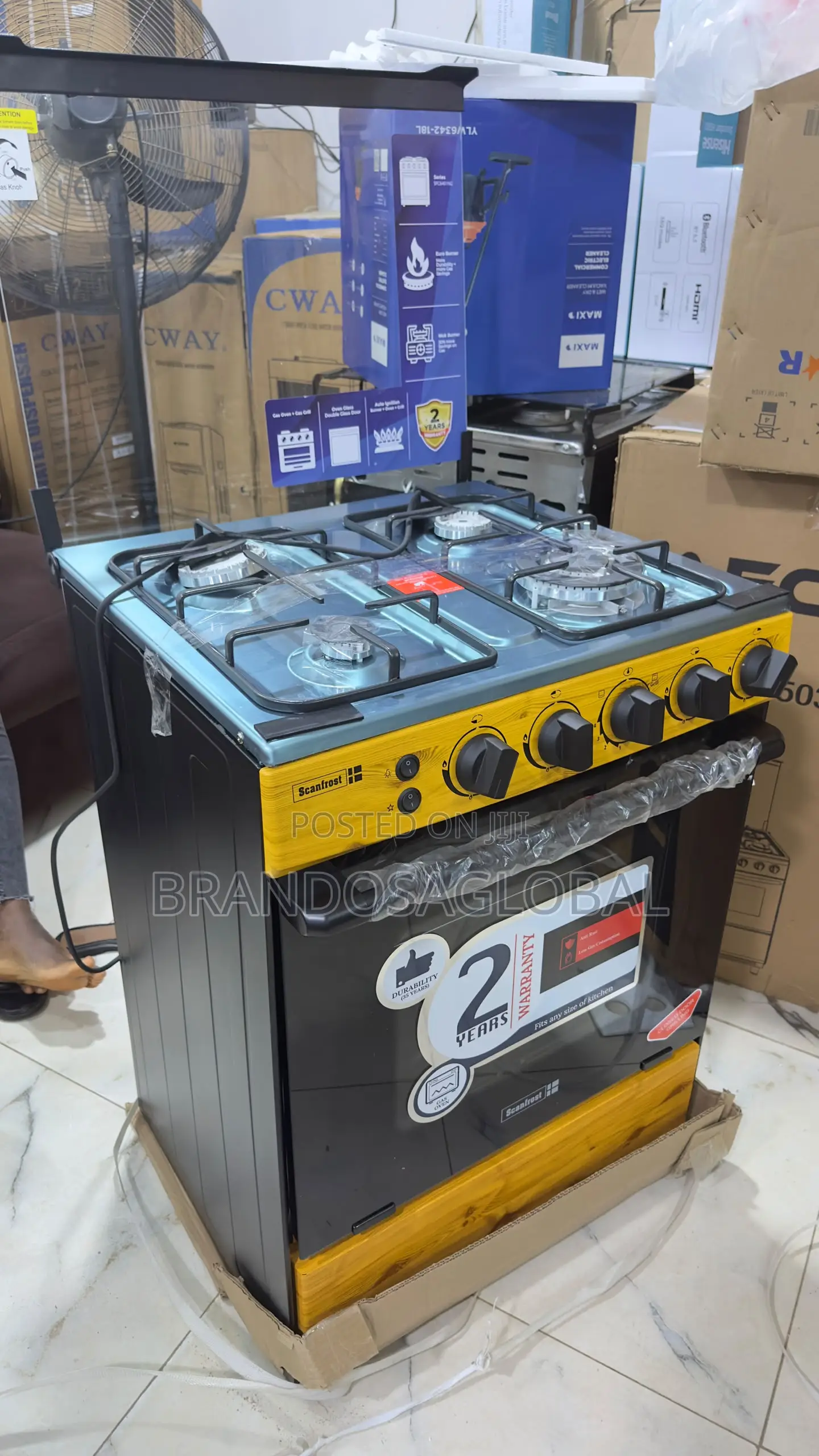 Scanfrost SFC6460NG 60x60 4 Burner Kitchen Appliance