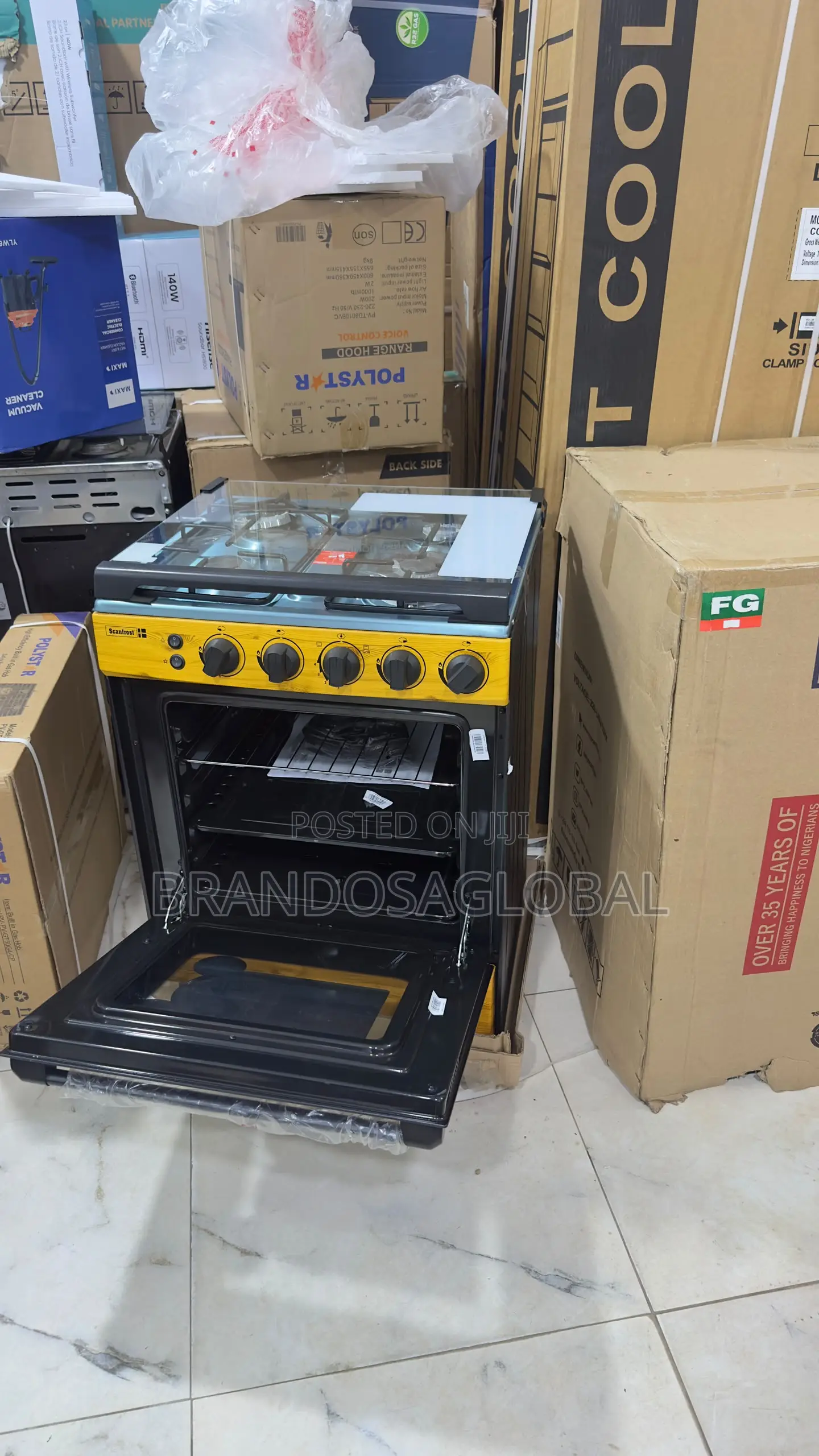 Scanfrost SFC6460NG 60x60 4 Burner Kitchen Appliance