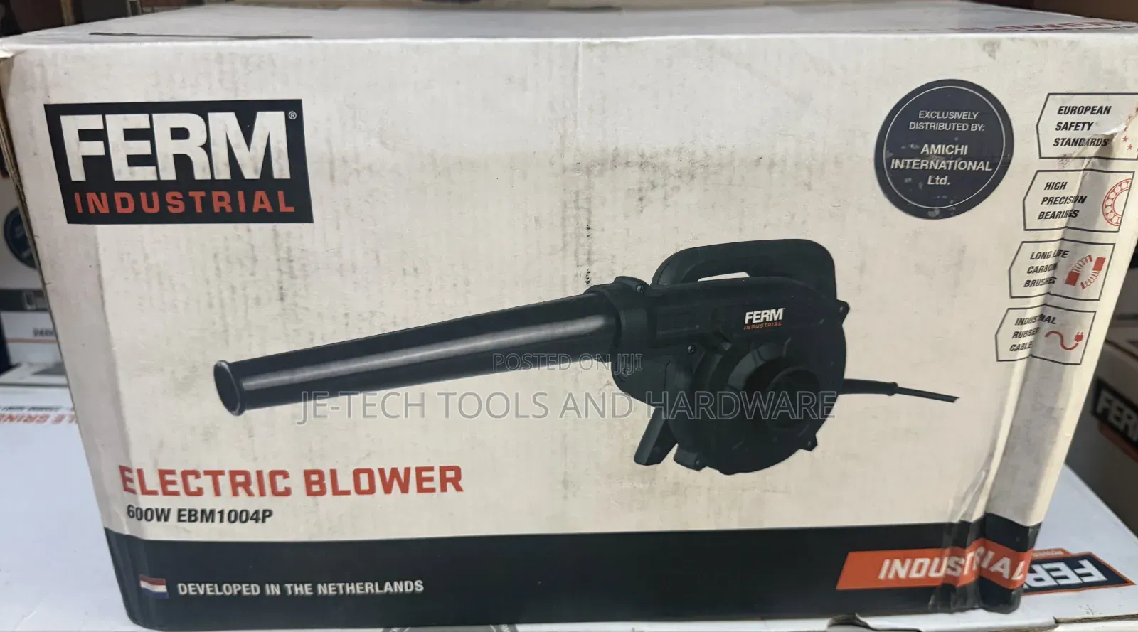Ferm Industrial 600W Electric Blower (Model EBM1004P).
