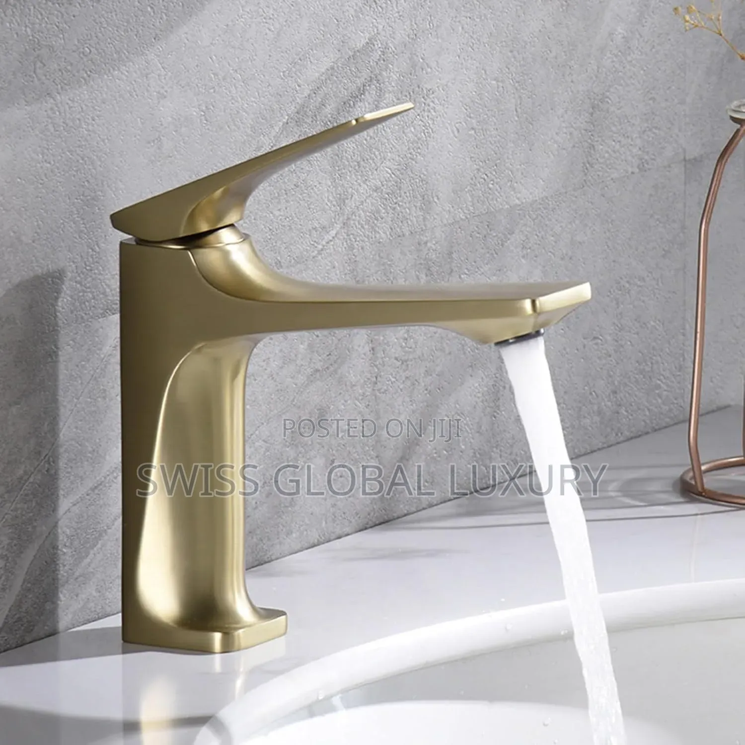 High-Quality Gold Basin Mixer Tap, Also Available in Different Colors