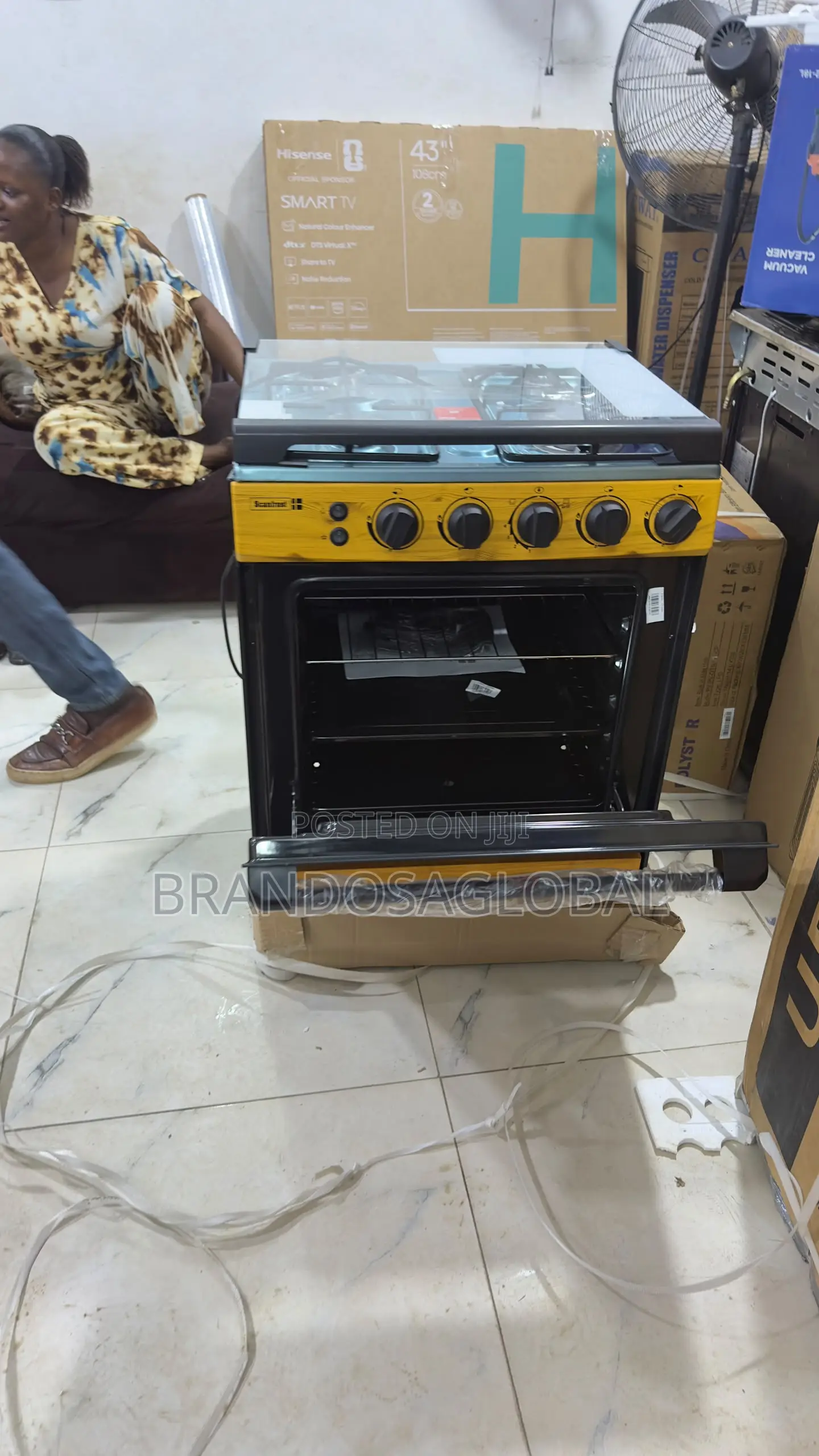 Scanfrost SFC6460NG 60x60 4 Burner Gas Range