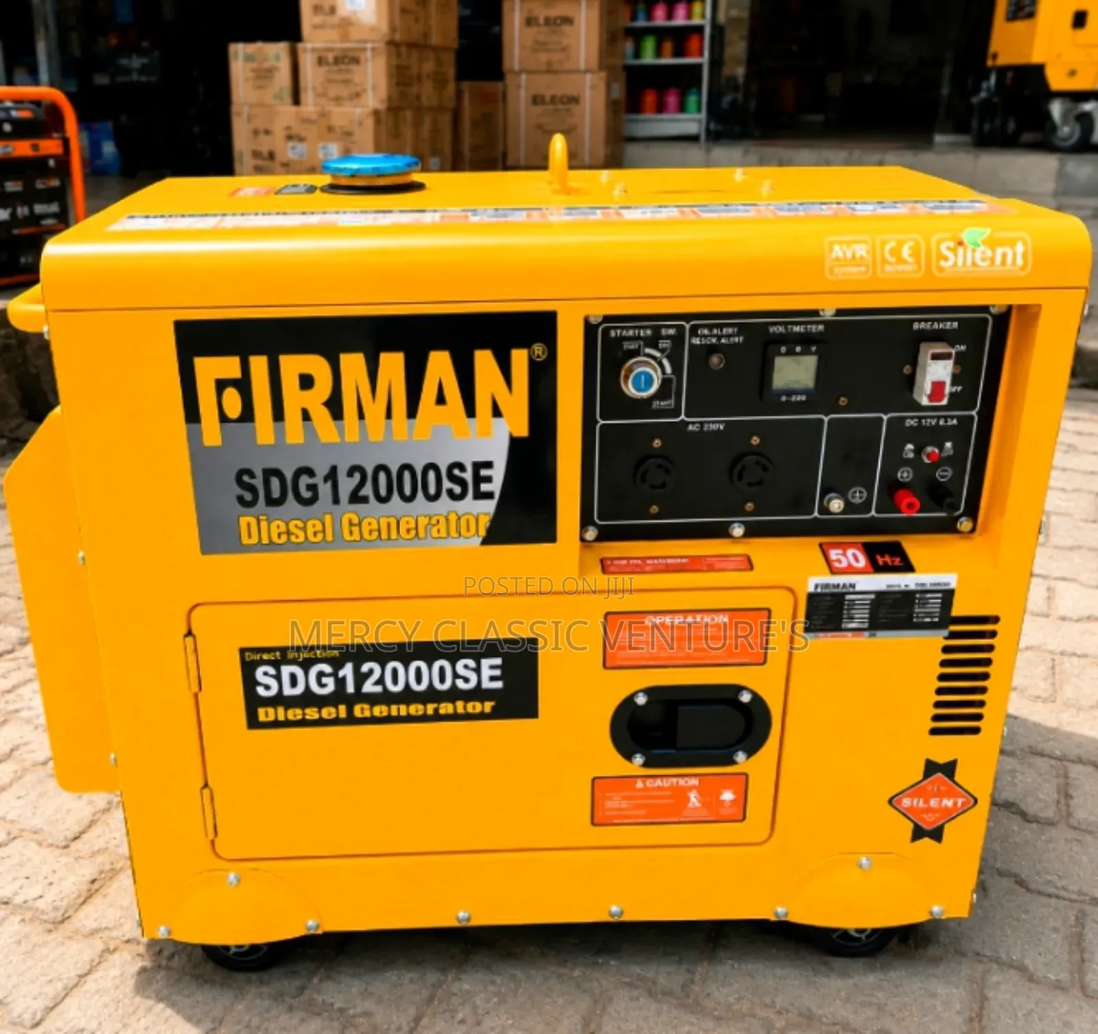 FIRMAN SDG12000SE Silent Diesel Generator –Heavy-Duty Industrial Power