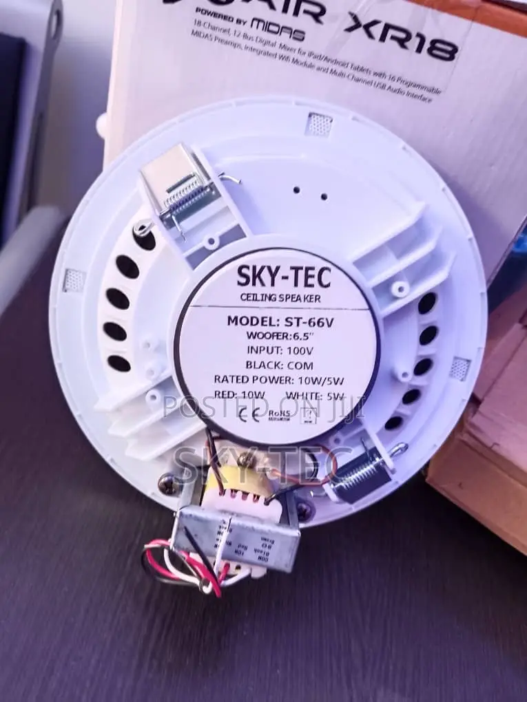 Sky-Tec 20watts Flameless Ceiling Speakers 6.5inches
