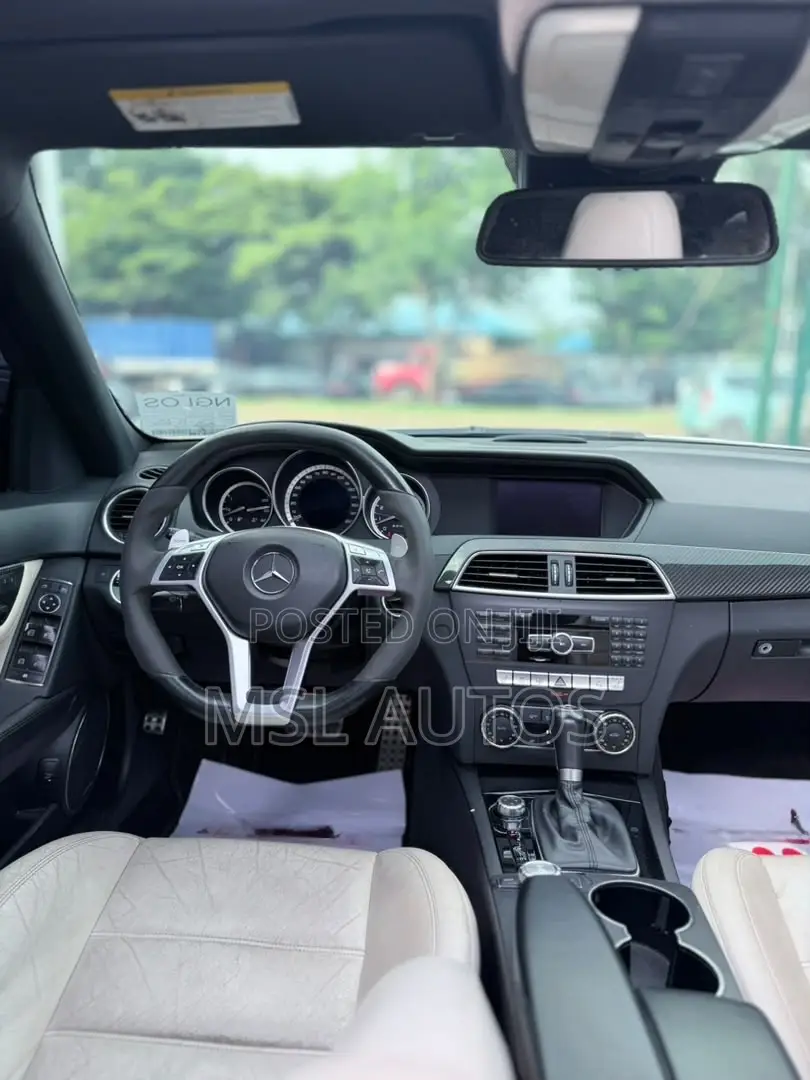 Mercedes-Benz C63 2013 White