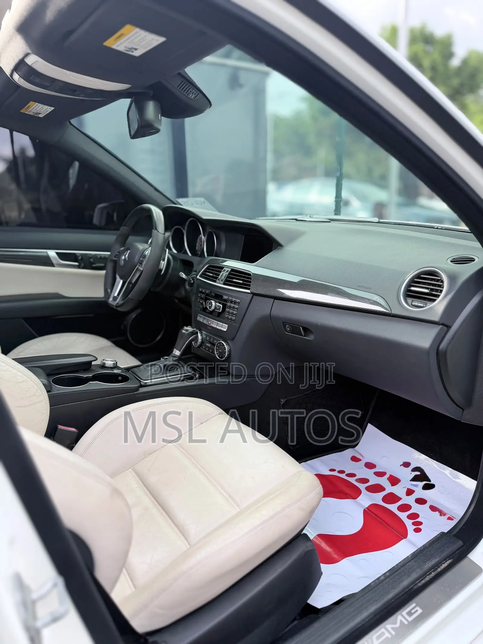 Mercedes-Benz C63 2013 White