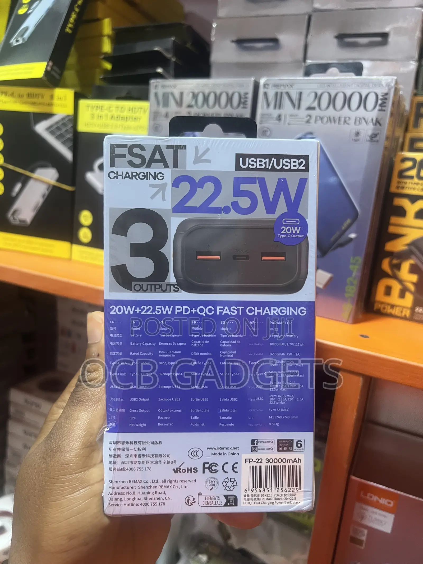 Remax 30000mah Powerbank