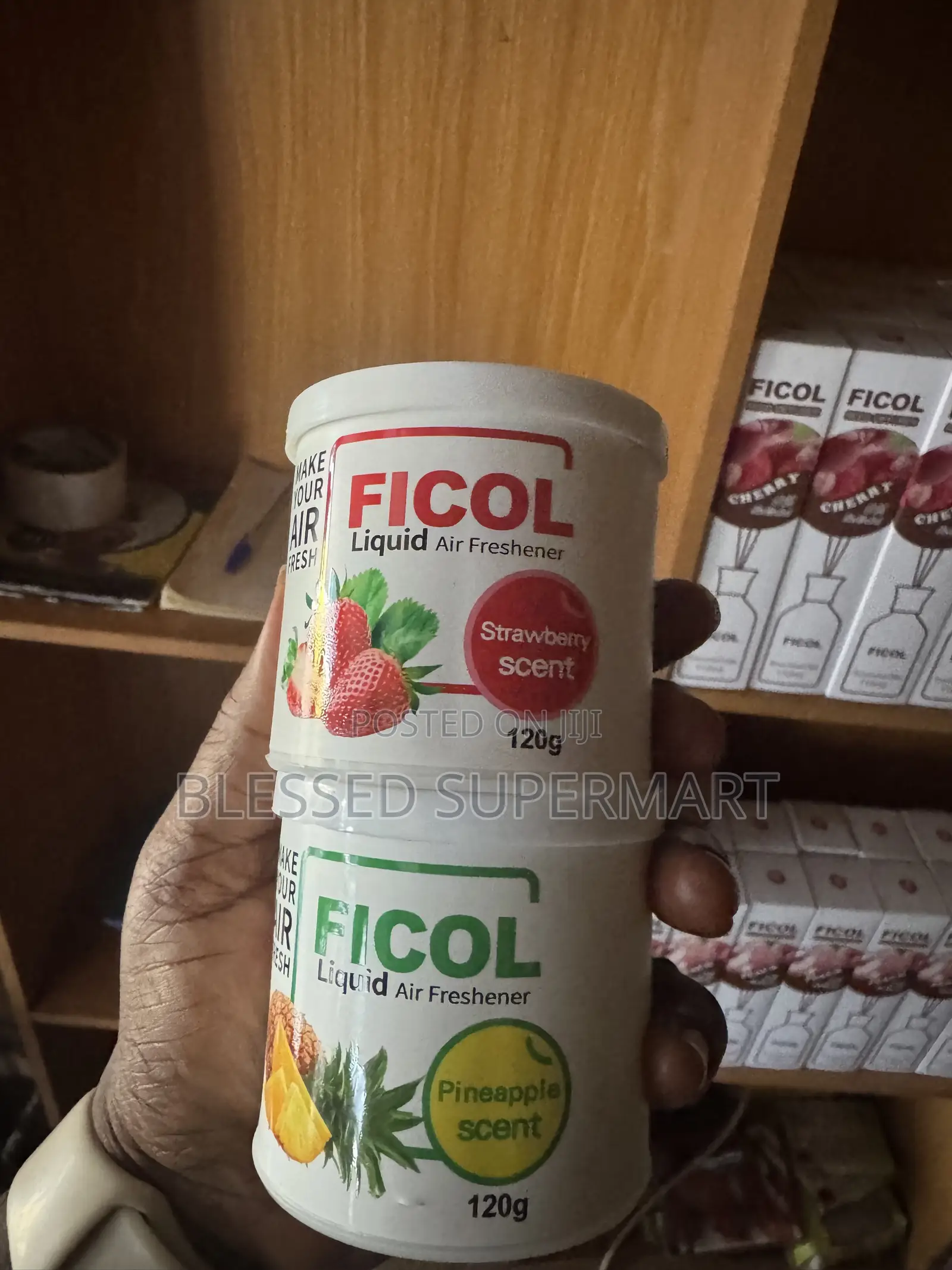 Ficol Liquid Peach Car Air Freshener