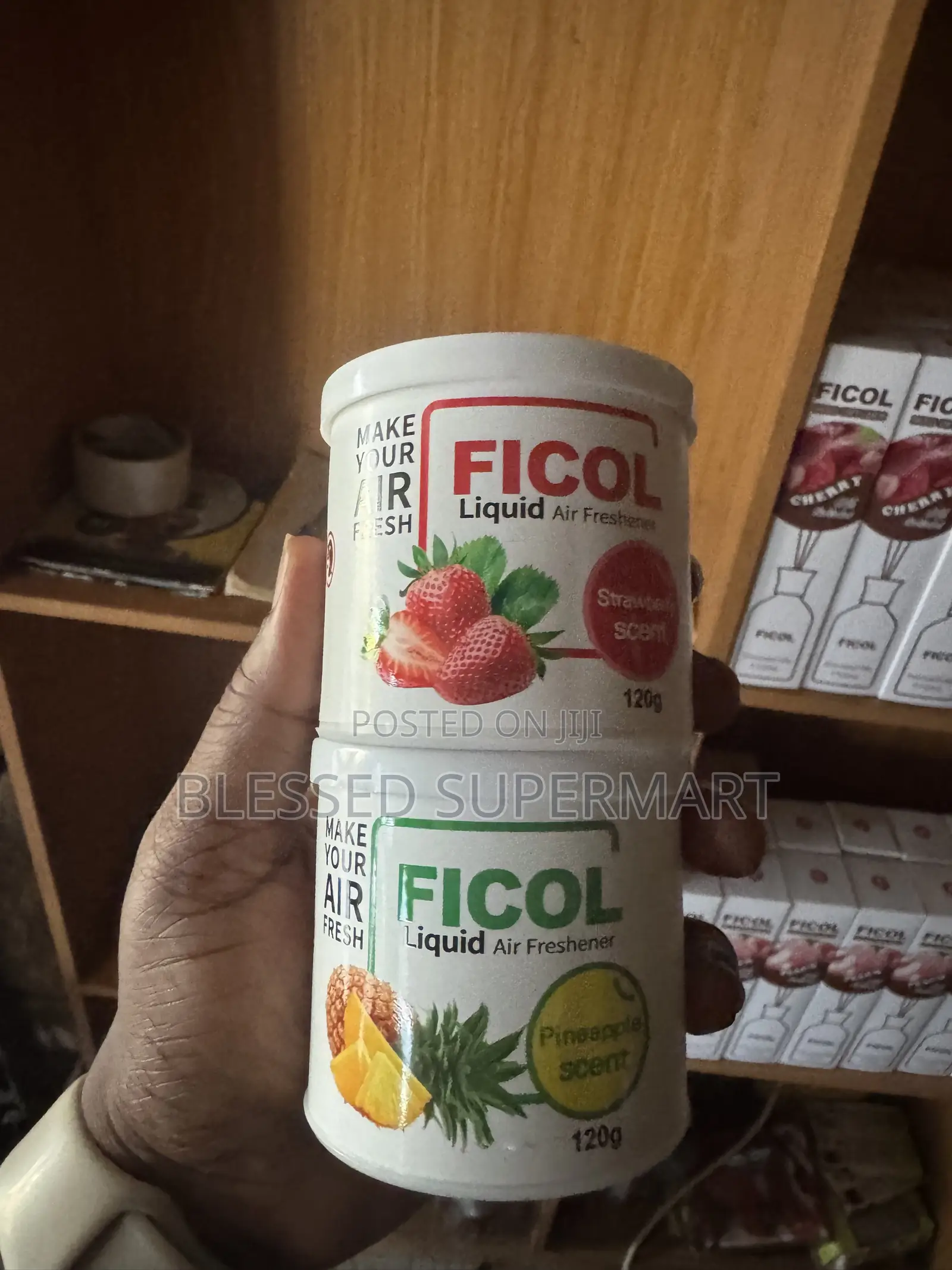 Ficol Liquid Peach Car Air Freshener