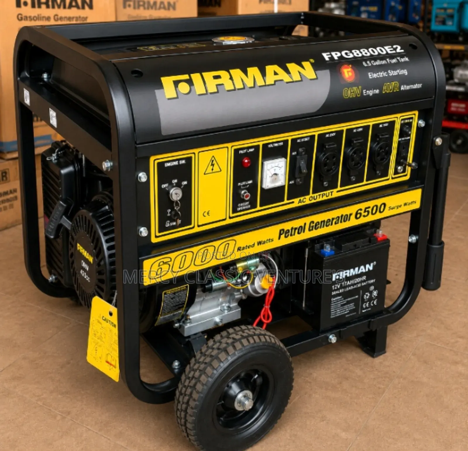 Original Firman FPG8800E2 6.5kVA Generator – Electric Start OHV Engine