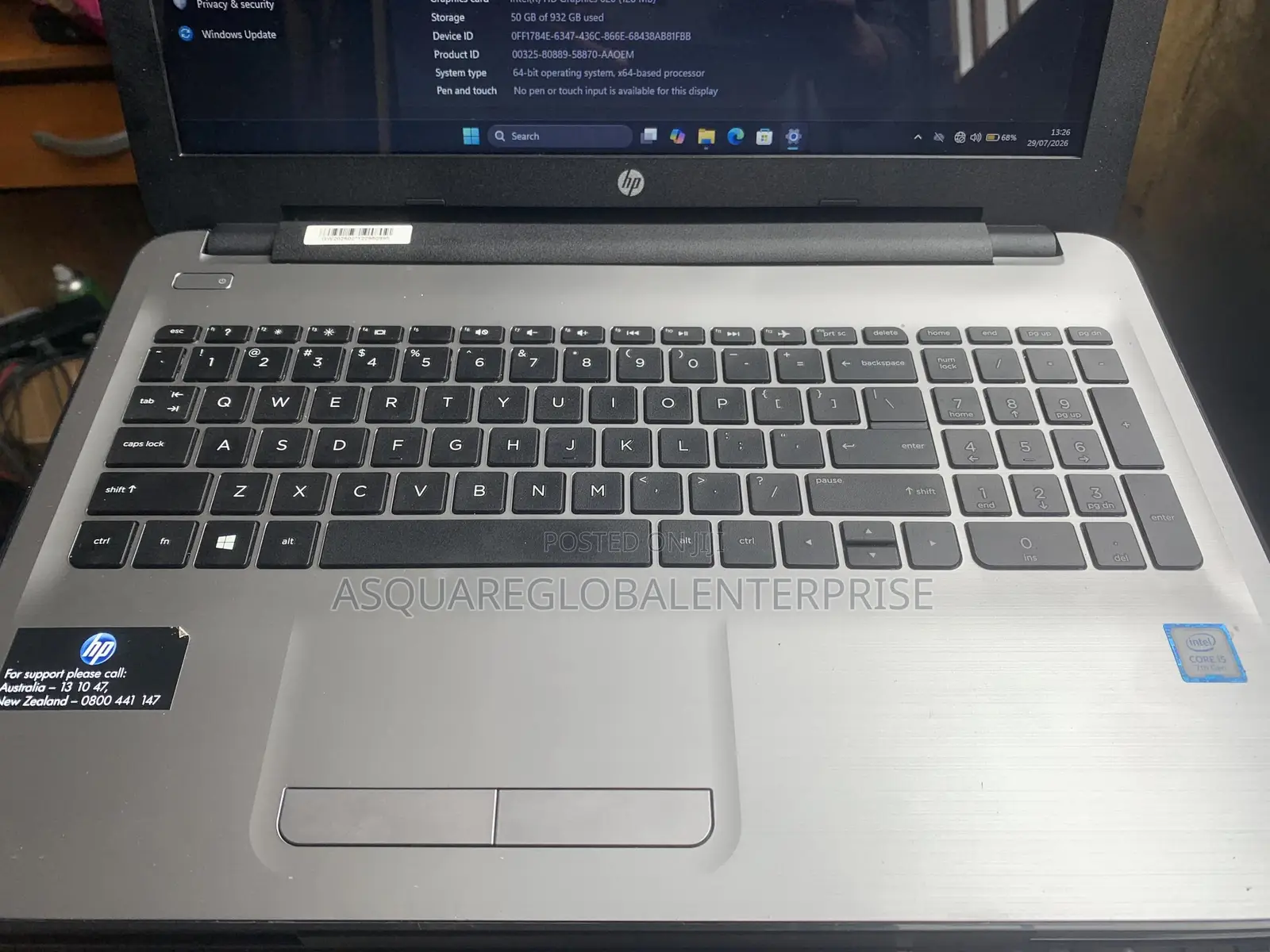 Laptop HP Pavilion 15 8GB Intel Core i5 SSD 256GB