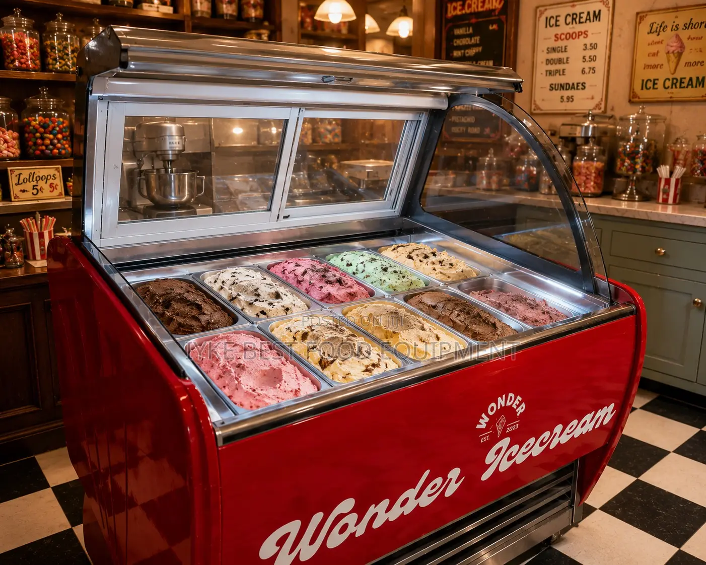 Ice Cream Display Freezer