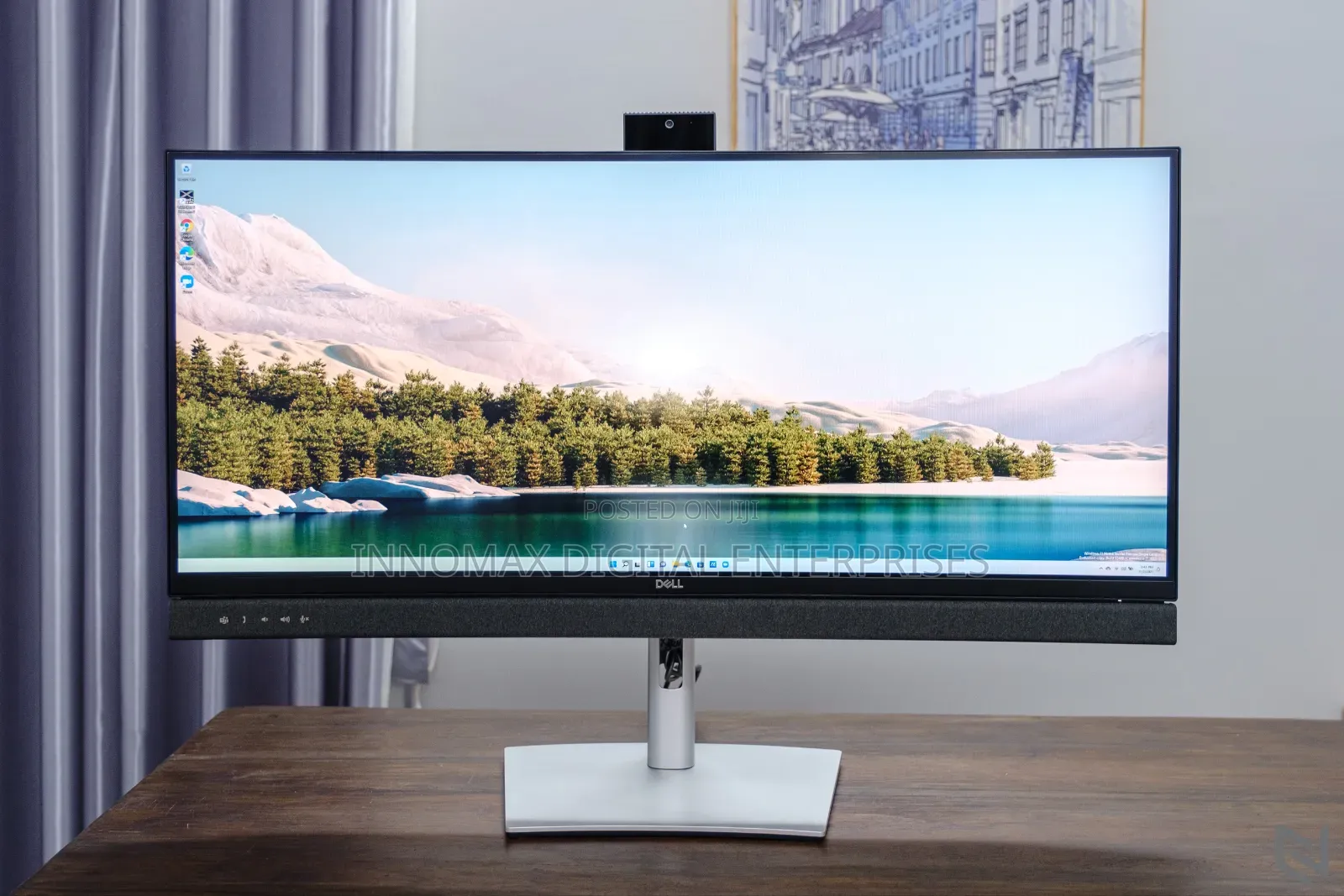 Dell 34-Inch Curved Video-Conferencing Monitor,3440x1440 IPS,USB-C 90w