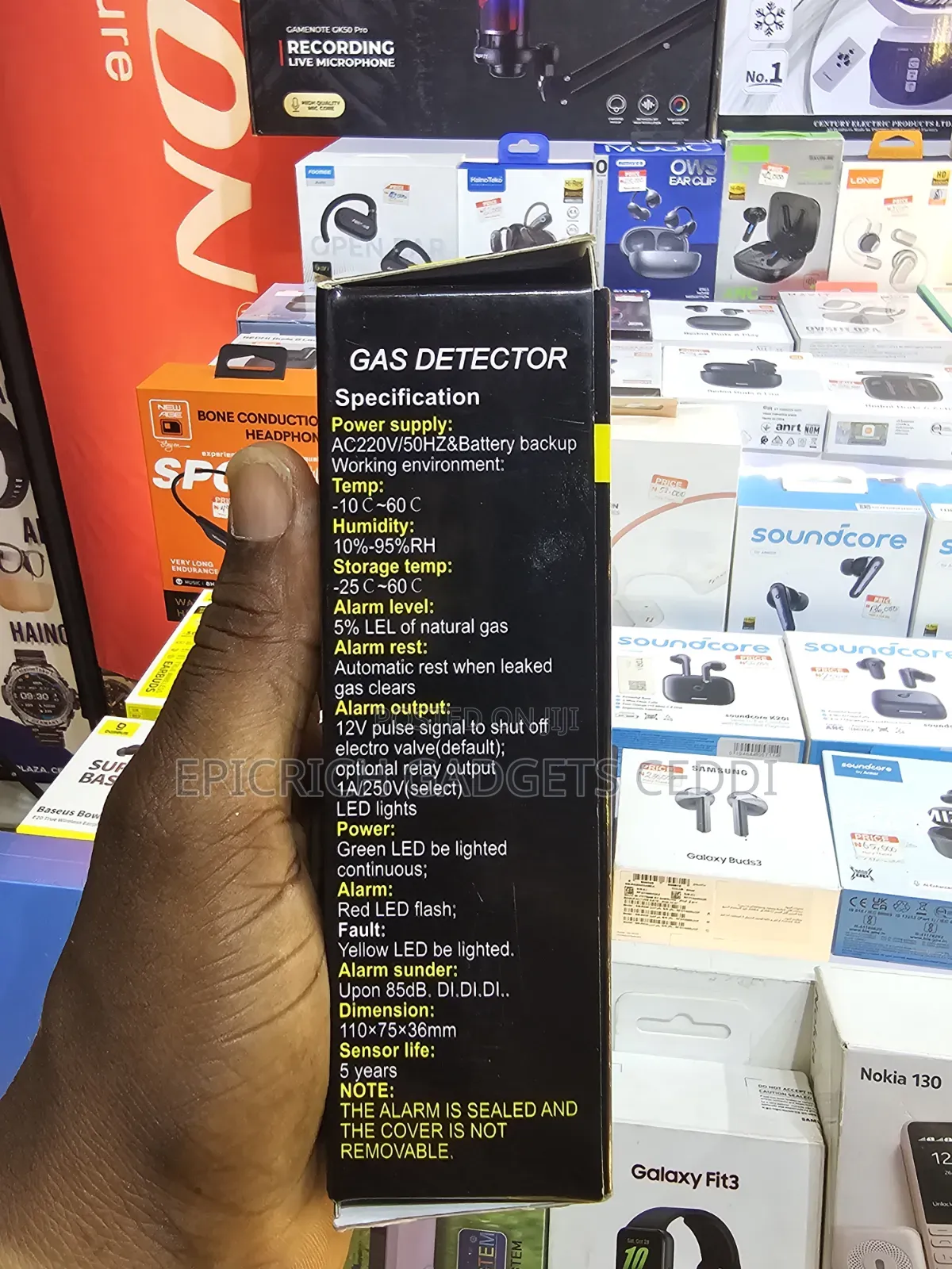 Cooking Gas Natural Gas Leak Detector Alarm System