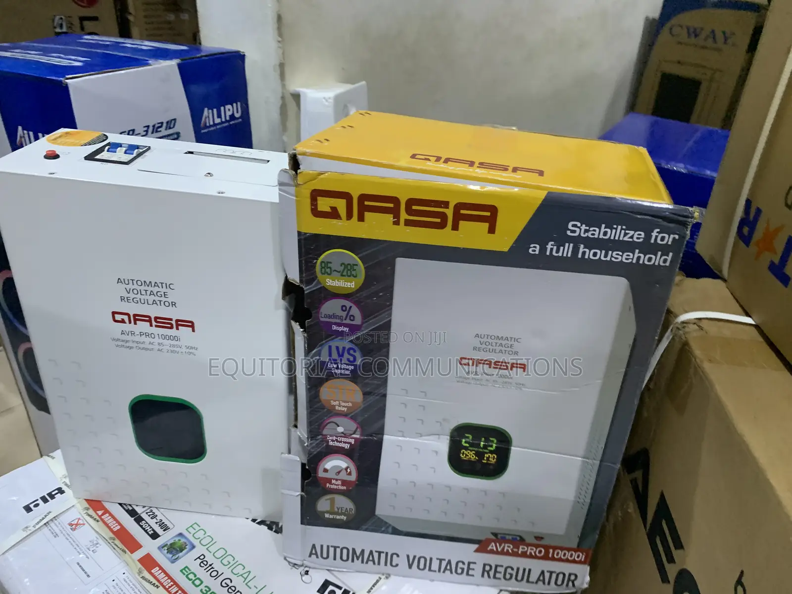 QASA 10000VA Voltage Stabilizer With Overload Protection