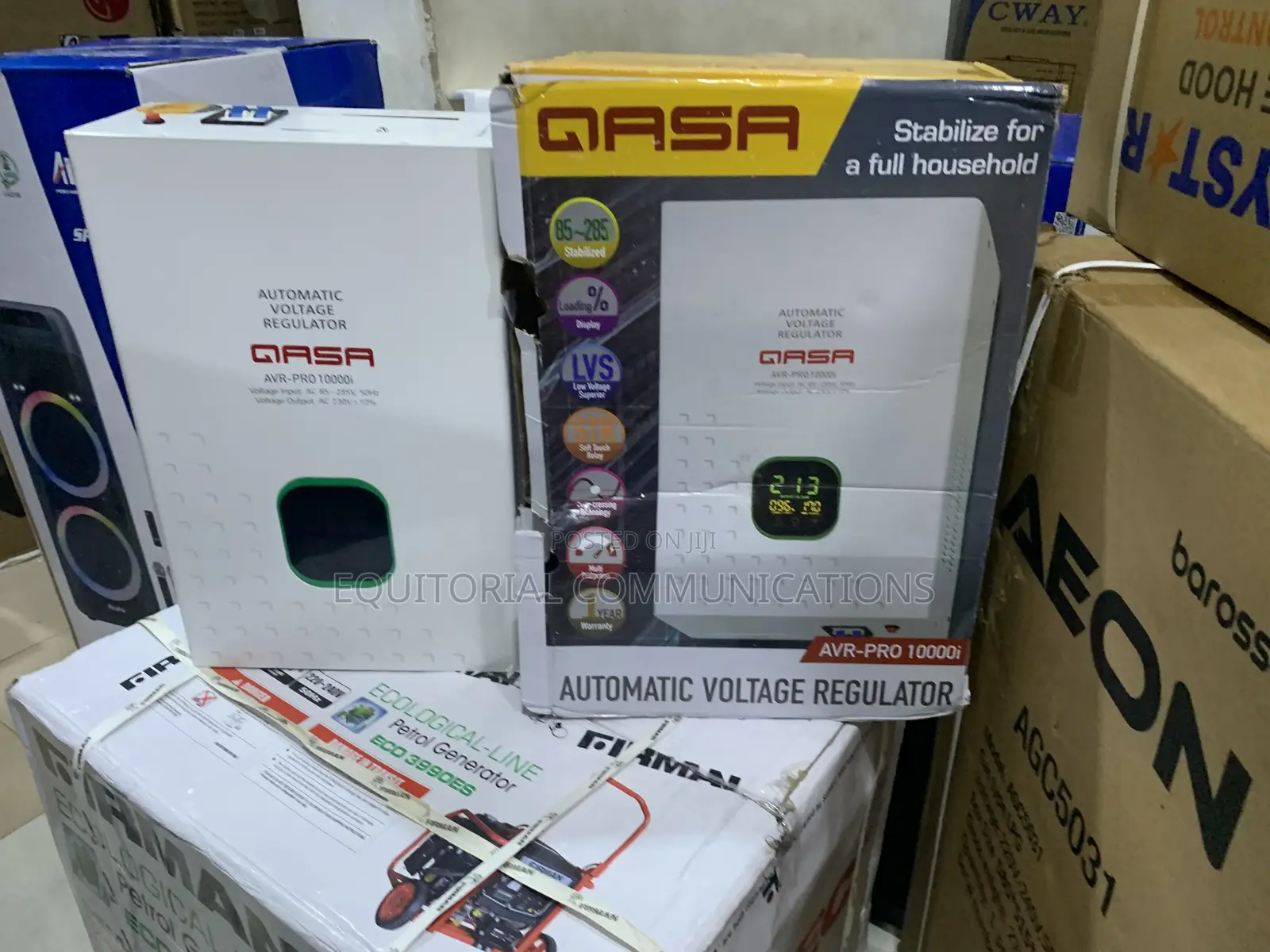 QASA Wall Mount Power Protection 10000Watts Stabilizer