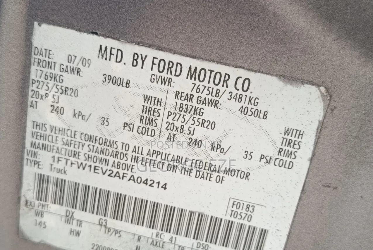 Ford F-150 2010 Gray
