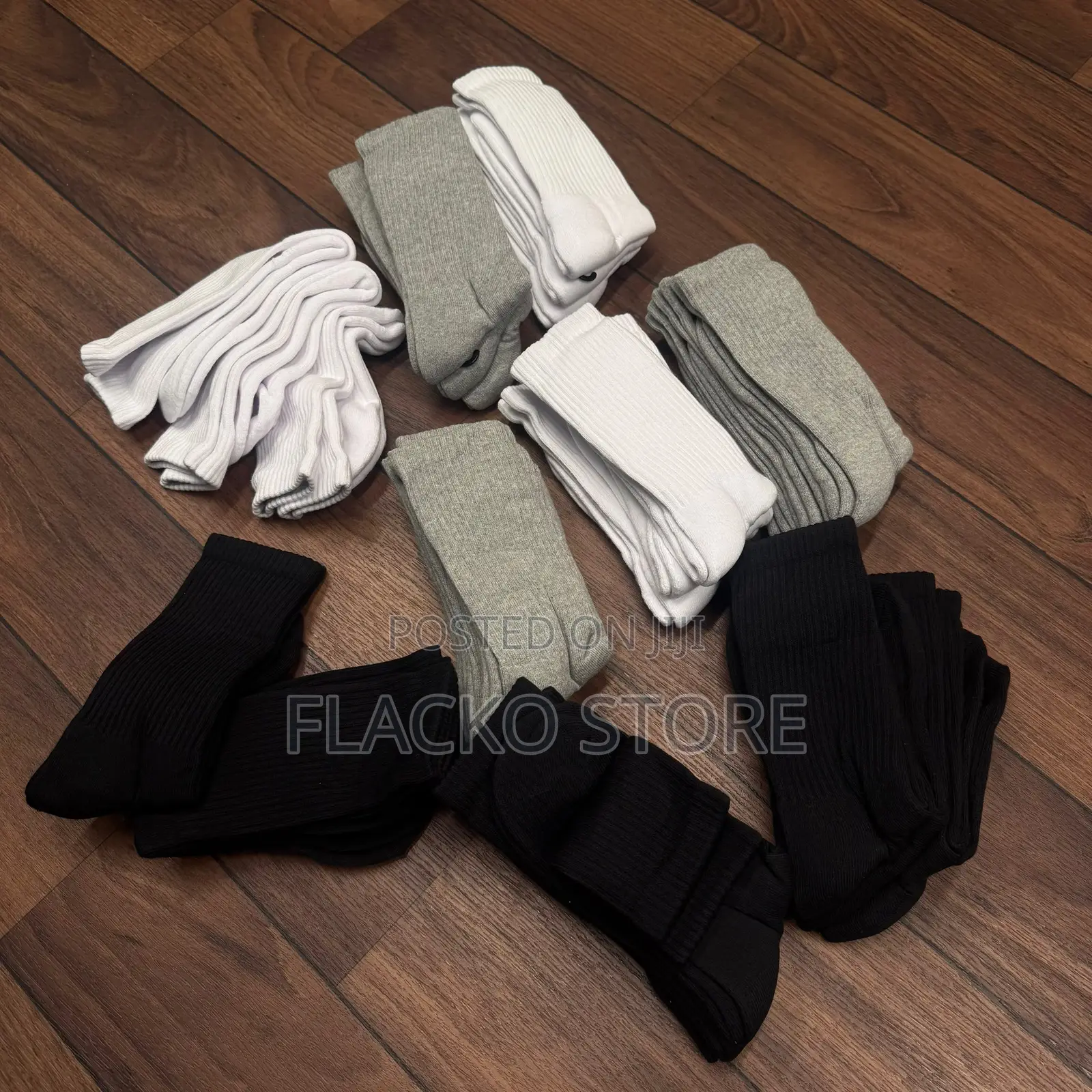 3 in 1 High Quality Plain Thick Long Socks