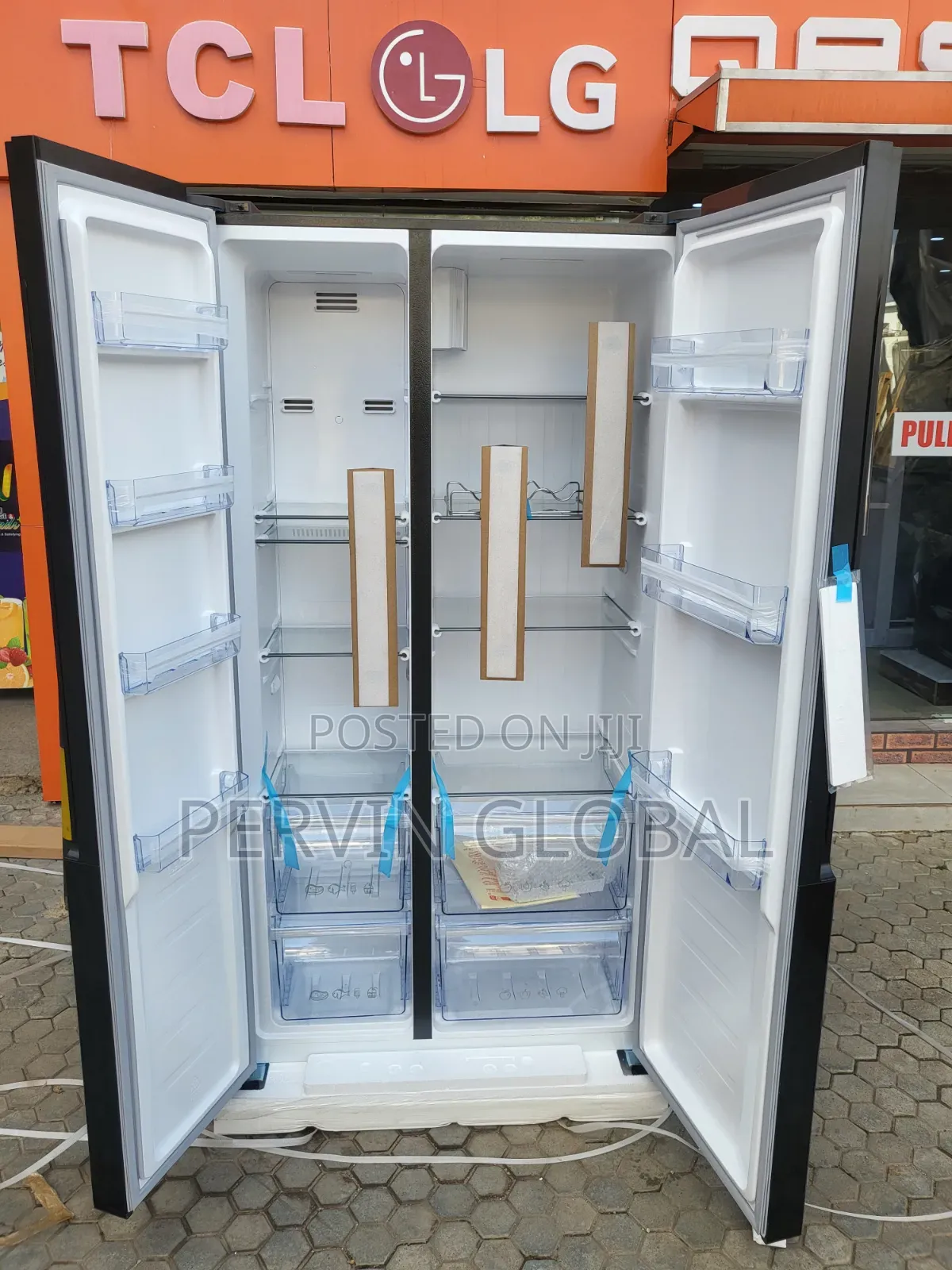 Nexus Sidebyside Fridge Nx550bgi 500l Inverter