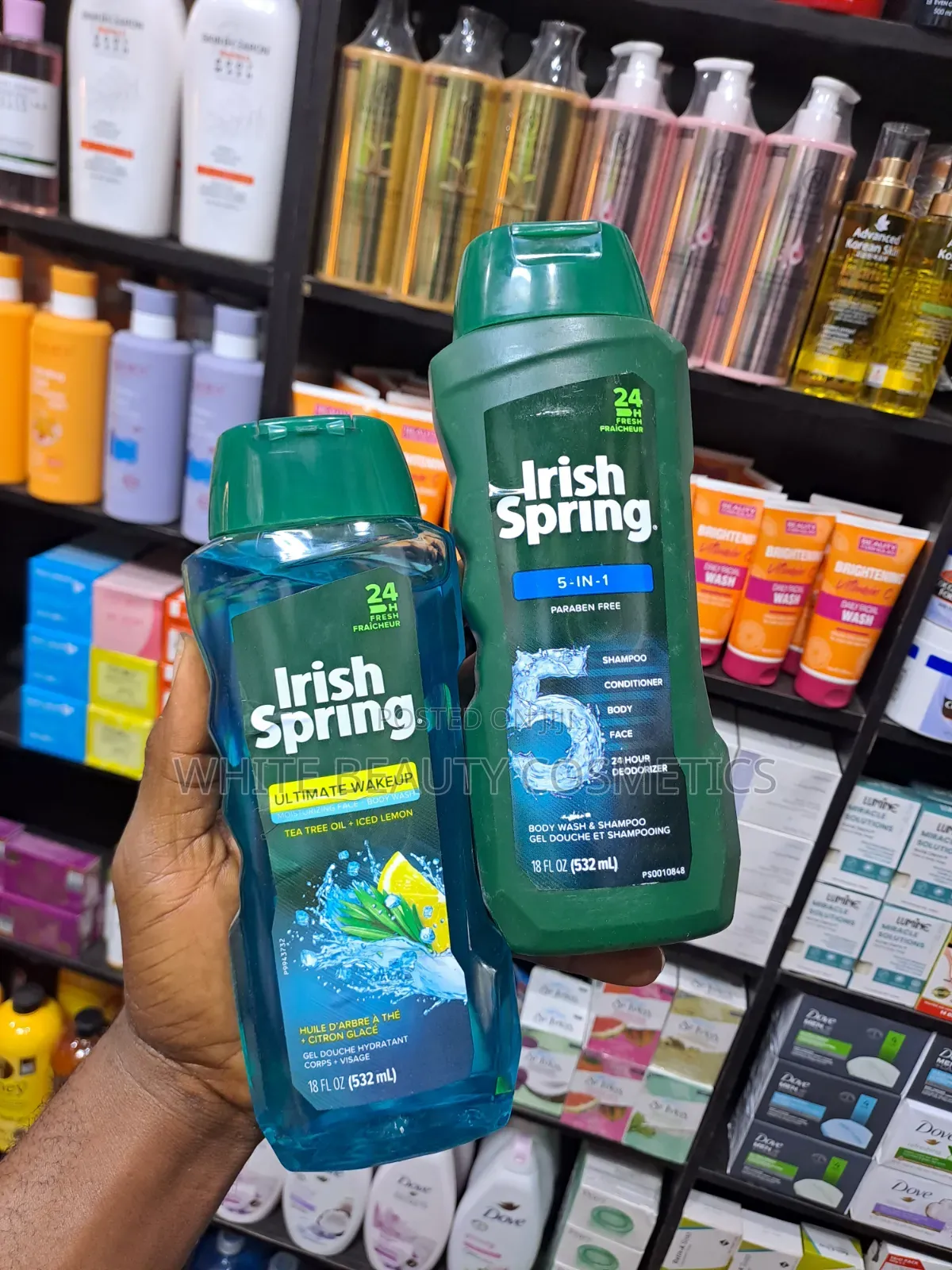 This Is an Irish Spring Scrub Body Wash,