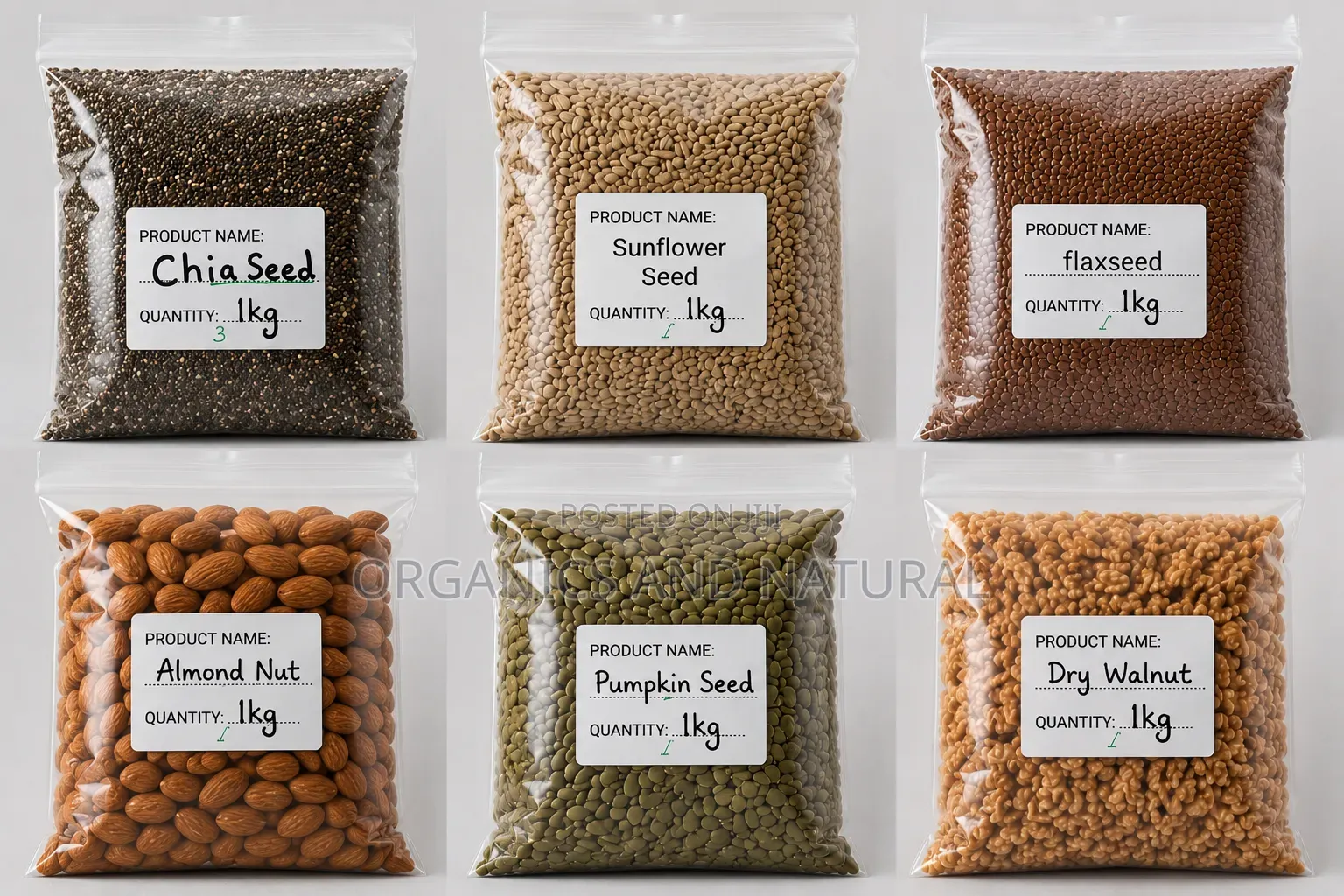 Pure Organic Seeds and Powders All Available