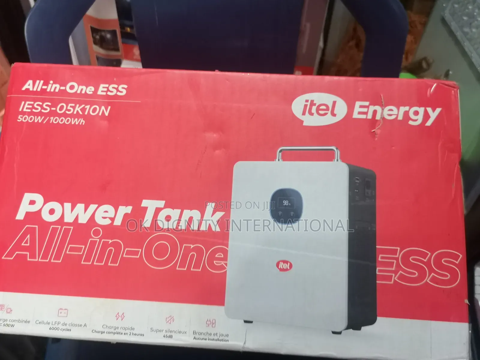 Energy Power Tank 500W / 1000Wh All-in-One ESS Solar Generator