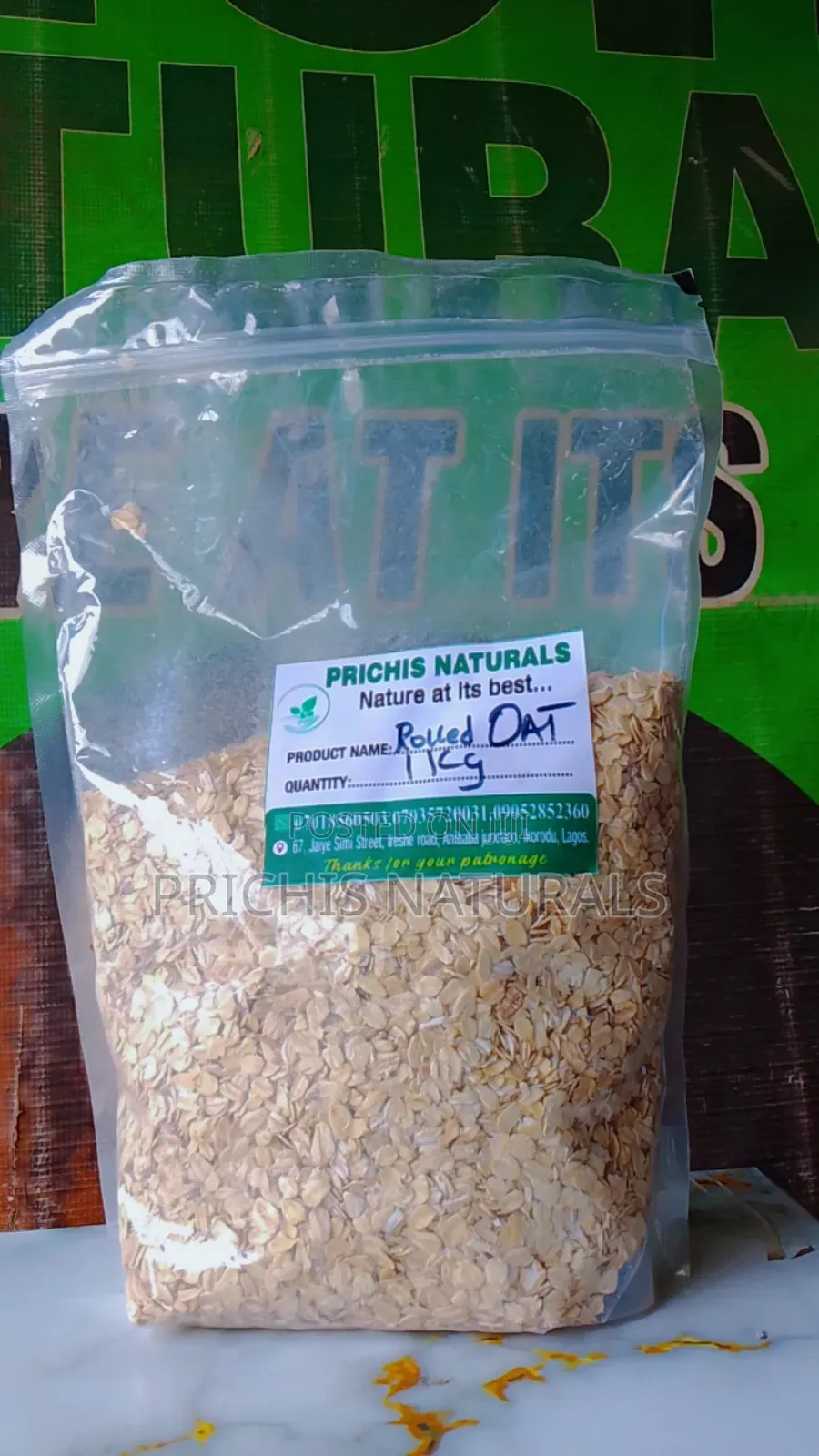 Oats – 1kg Whole Grain Oats for Heart Health and Fiber