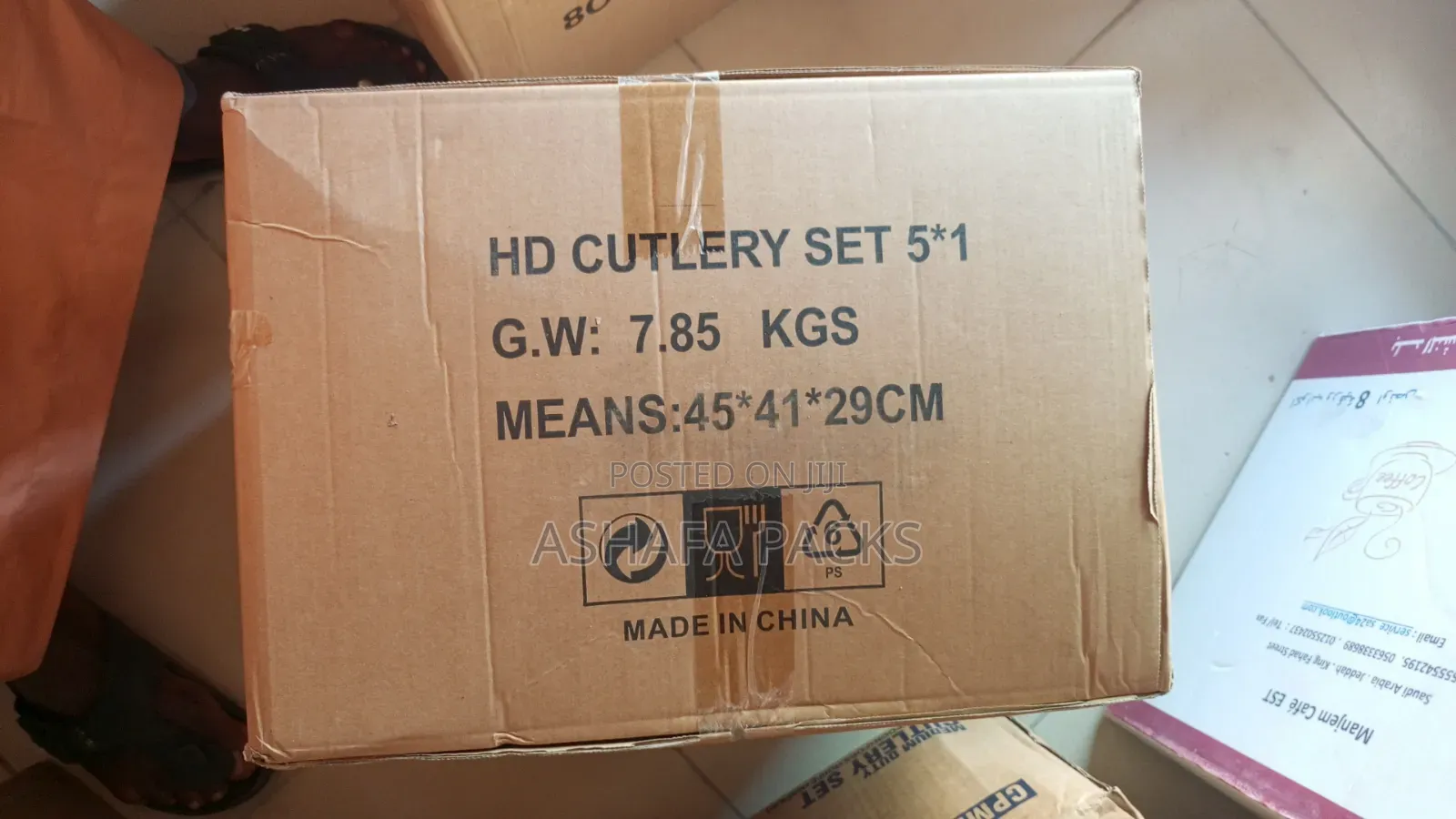 50pcs of Wrapped Disposable Plastic Cutlery Sets