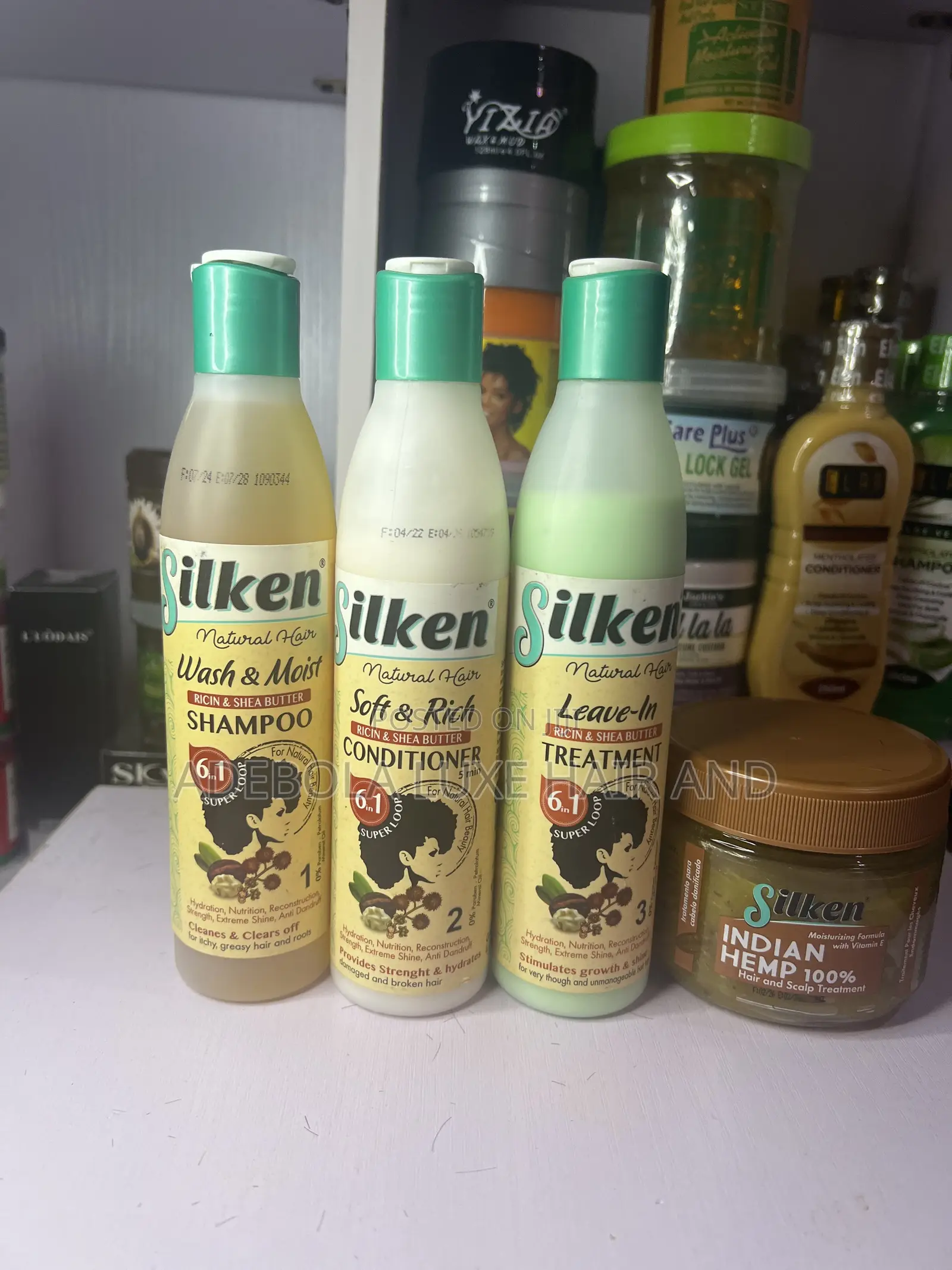 Silken Shampoo, Conditioner, Leave-in Conditioner Which Hair Cream