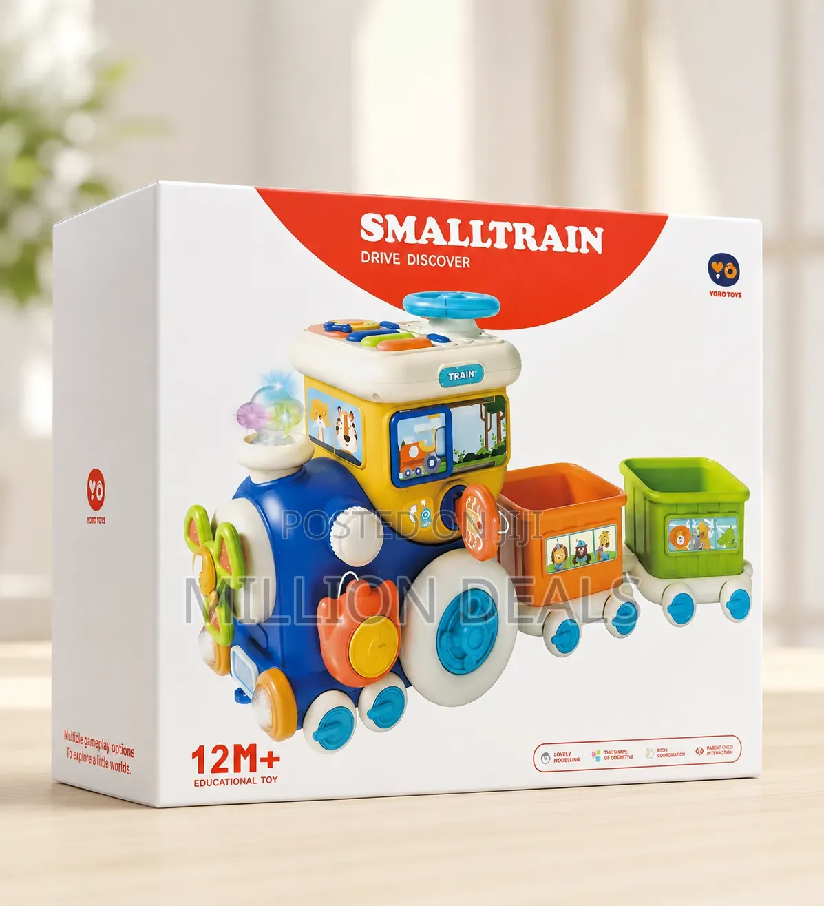 Light N Sound Baby Detachable SmallTrain Kids Toy Ages 12mnths