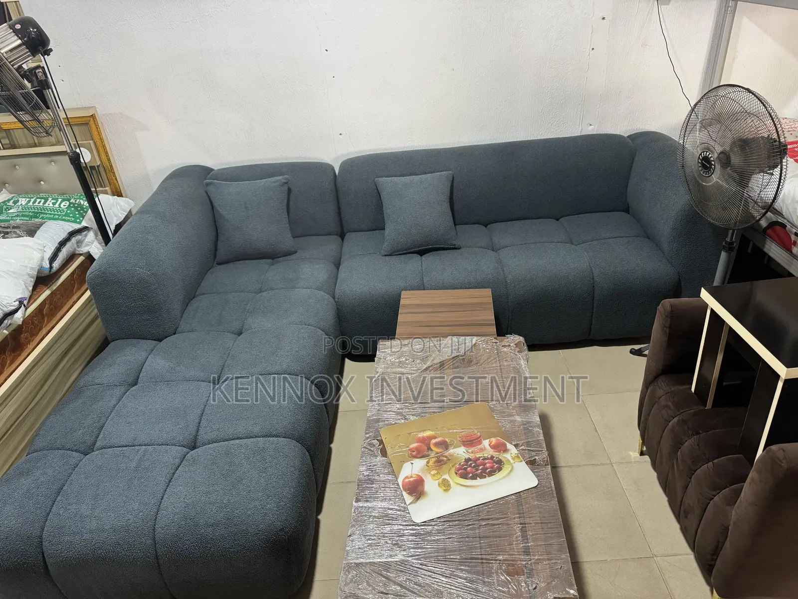 6 Seaters L Shape Sofa, Made With High Quality Materials 