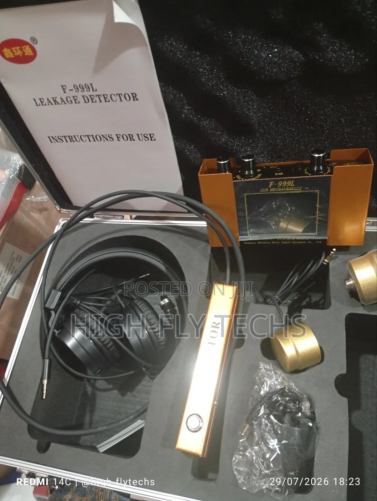 F-999l Industrial Pipe Leakage Detector