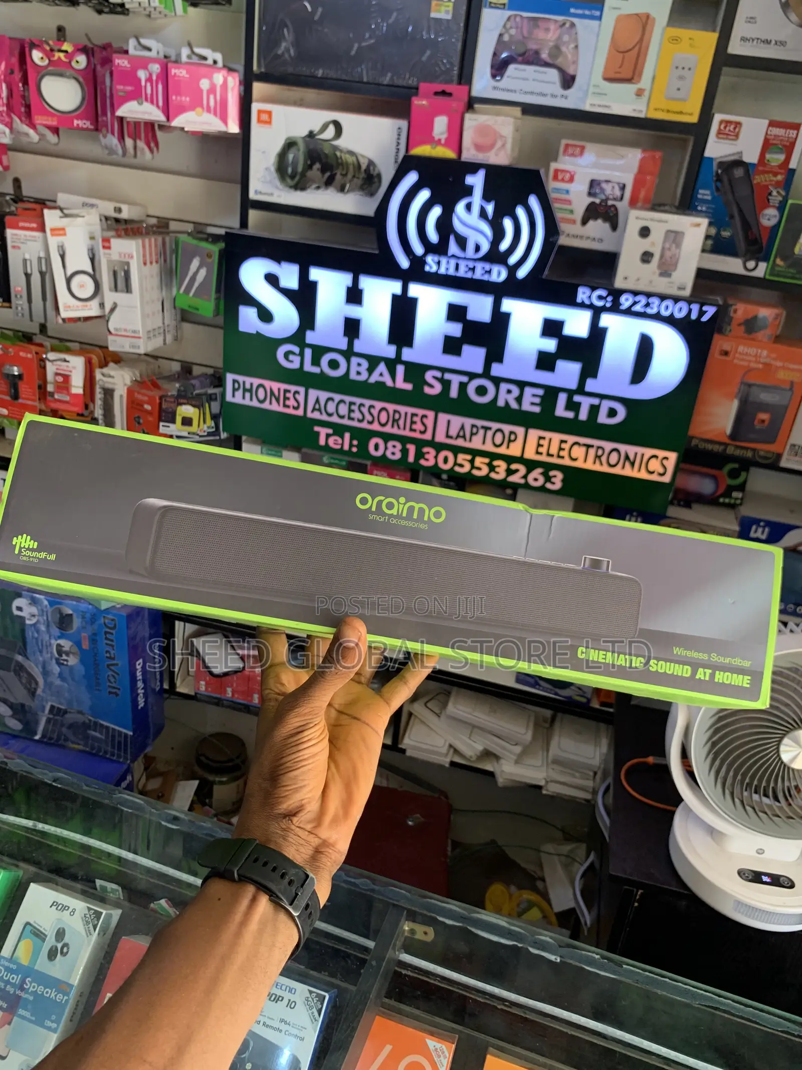 Oraimo Wireless Soundbar Cinematic Sound at Home