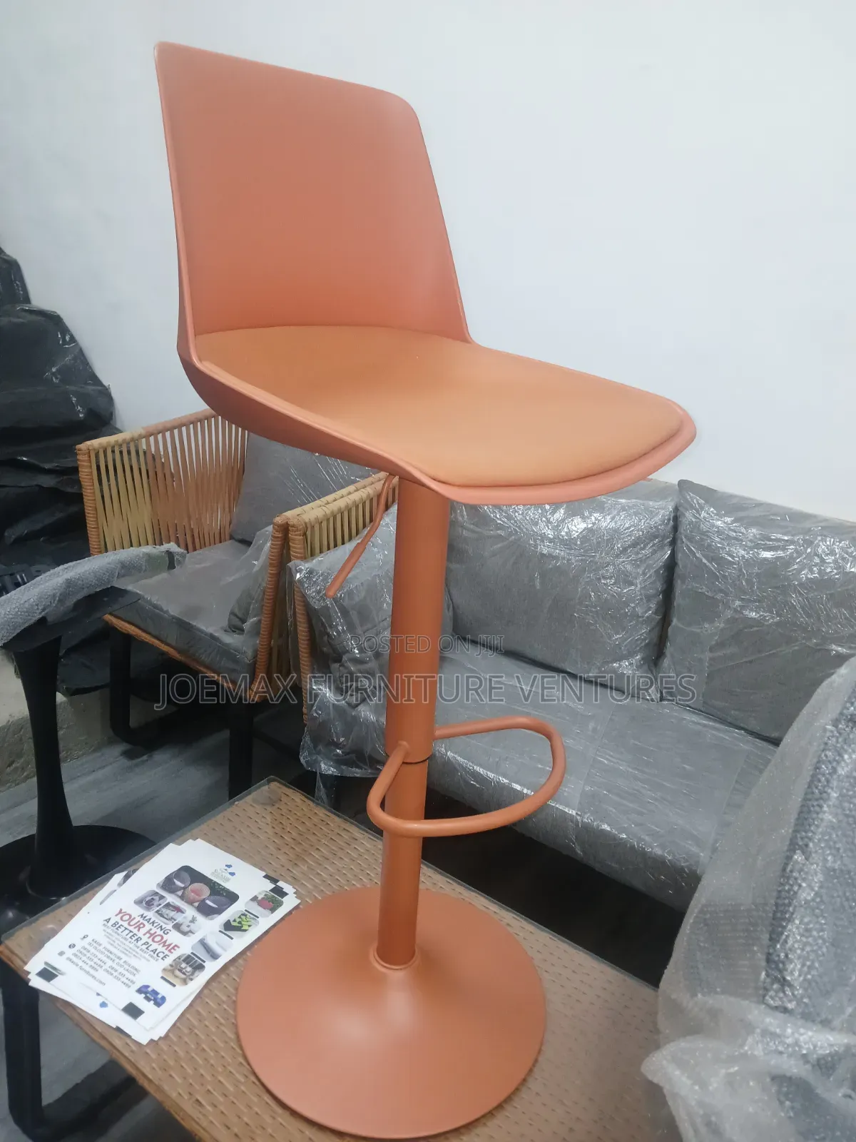 Sstandard Padded Bar Stool.