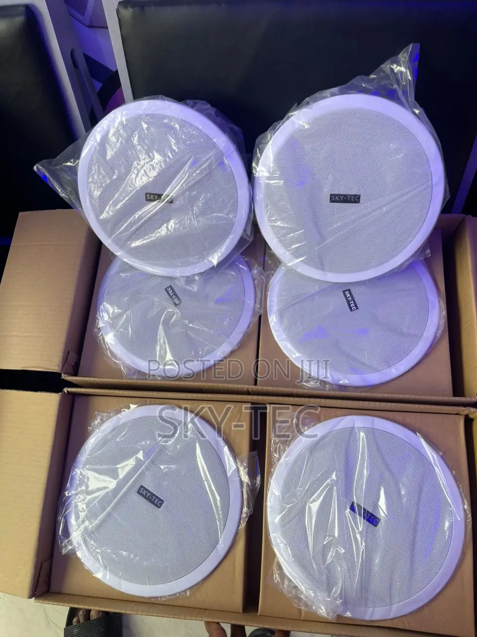 Original Sky-Tec 30watts 6 in 1 Bluetooth Smart Home Ceiling Speakers