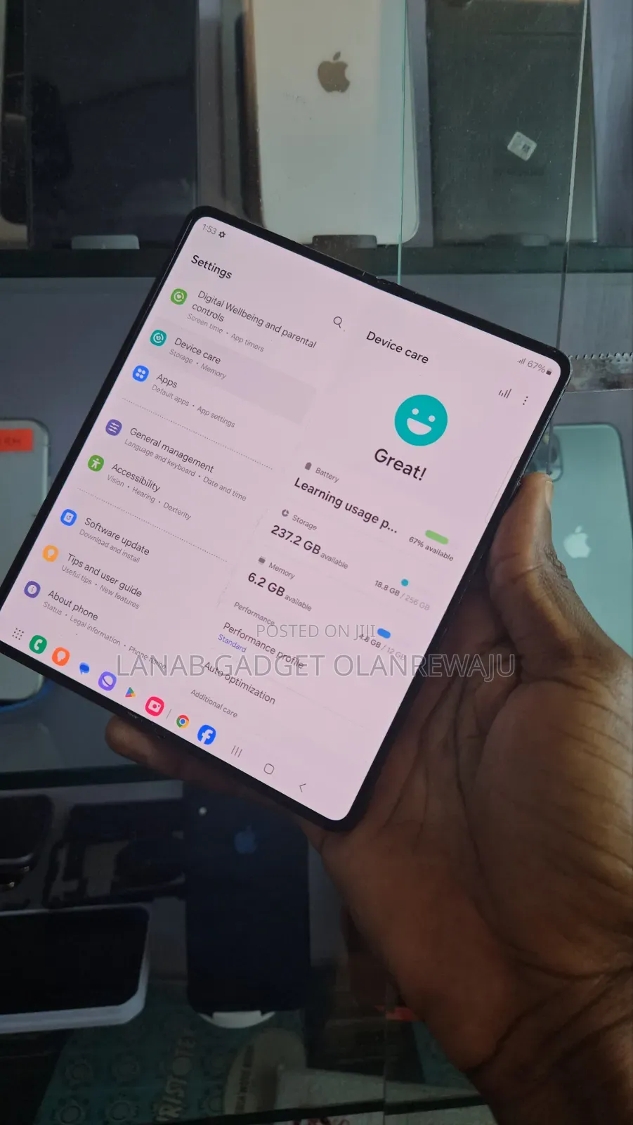 Samsung Galaxy Z Fold4 256 GB Black