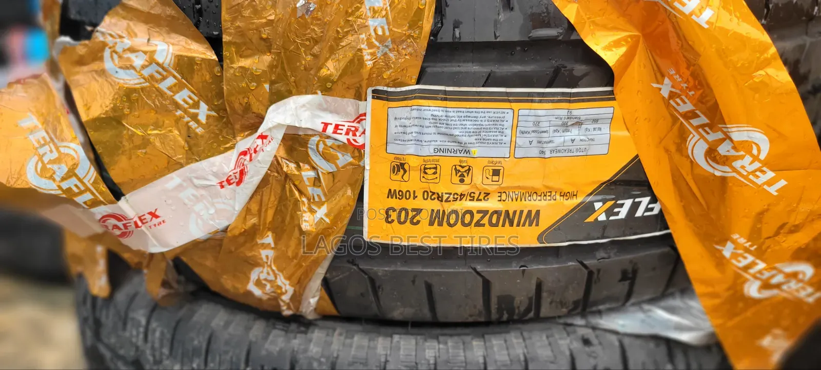TERAFLEX WINDZOOM 203 – 275/45zr20 106W 2years Warranty