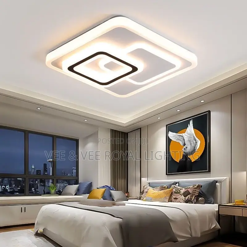 Modern Square LED Ceiling Chandelier - For Living Room, Bedroom,hotel