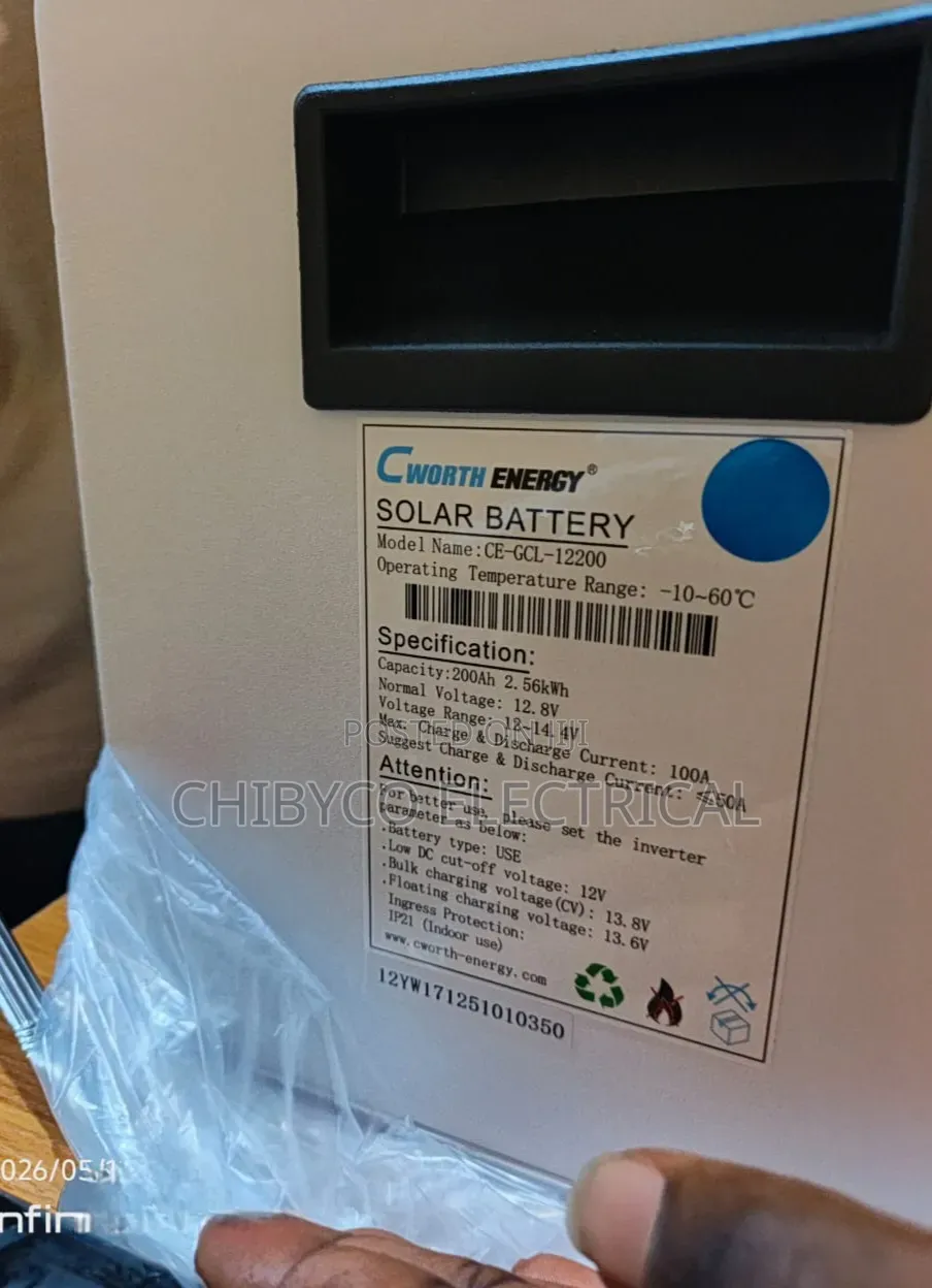 CWORTH 12v 2.5kwh Lithium Battery