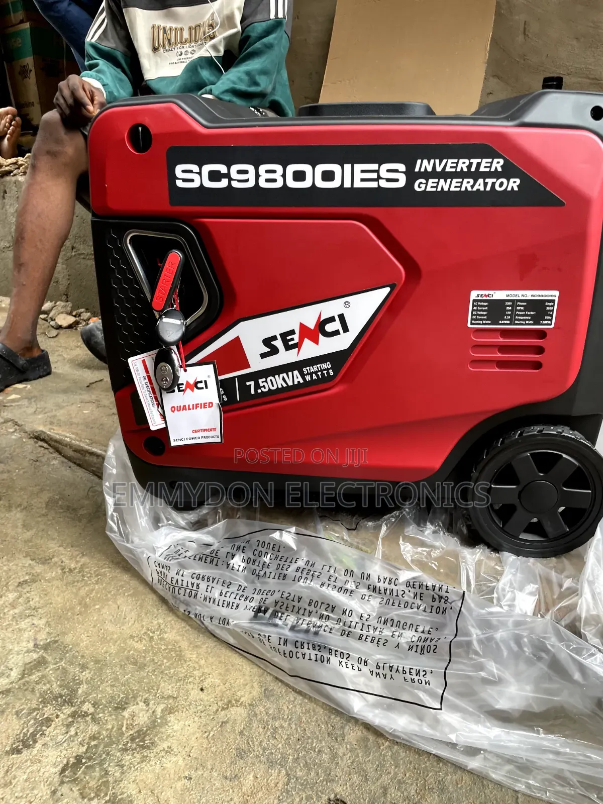 SENCI SC9800iES 7.5KVA Petrol Inverter Generator