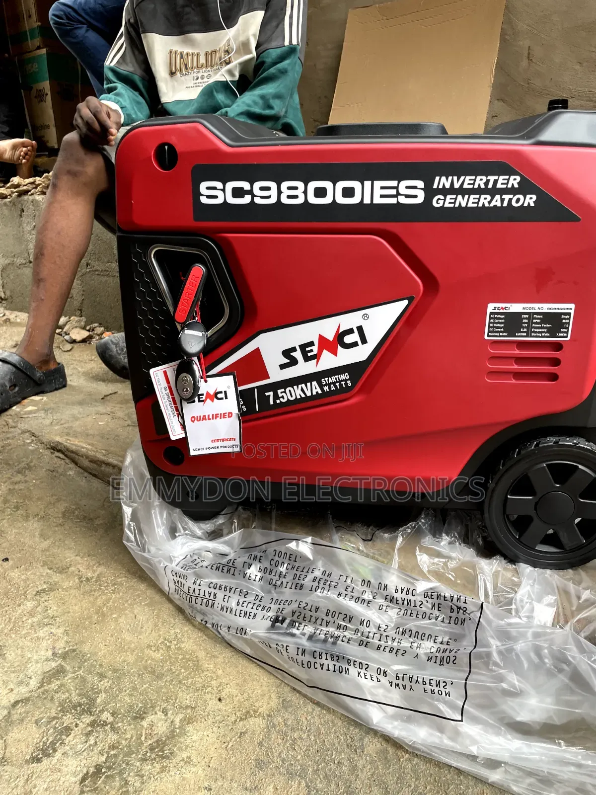 SENCI SC9800iES 7.5KVA Petrol Inverter Generator