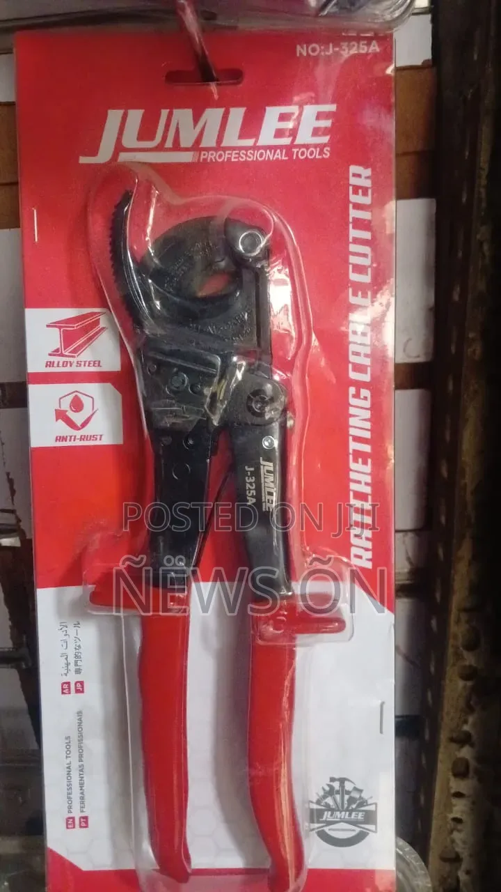 Jumlee Professional Tools J-325a Ratcheting Cable Cutter