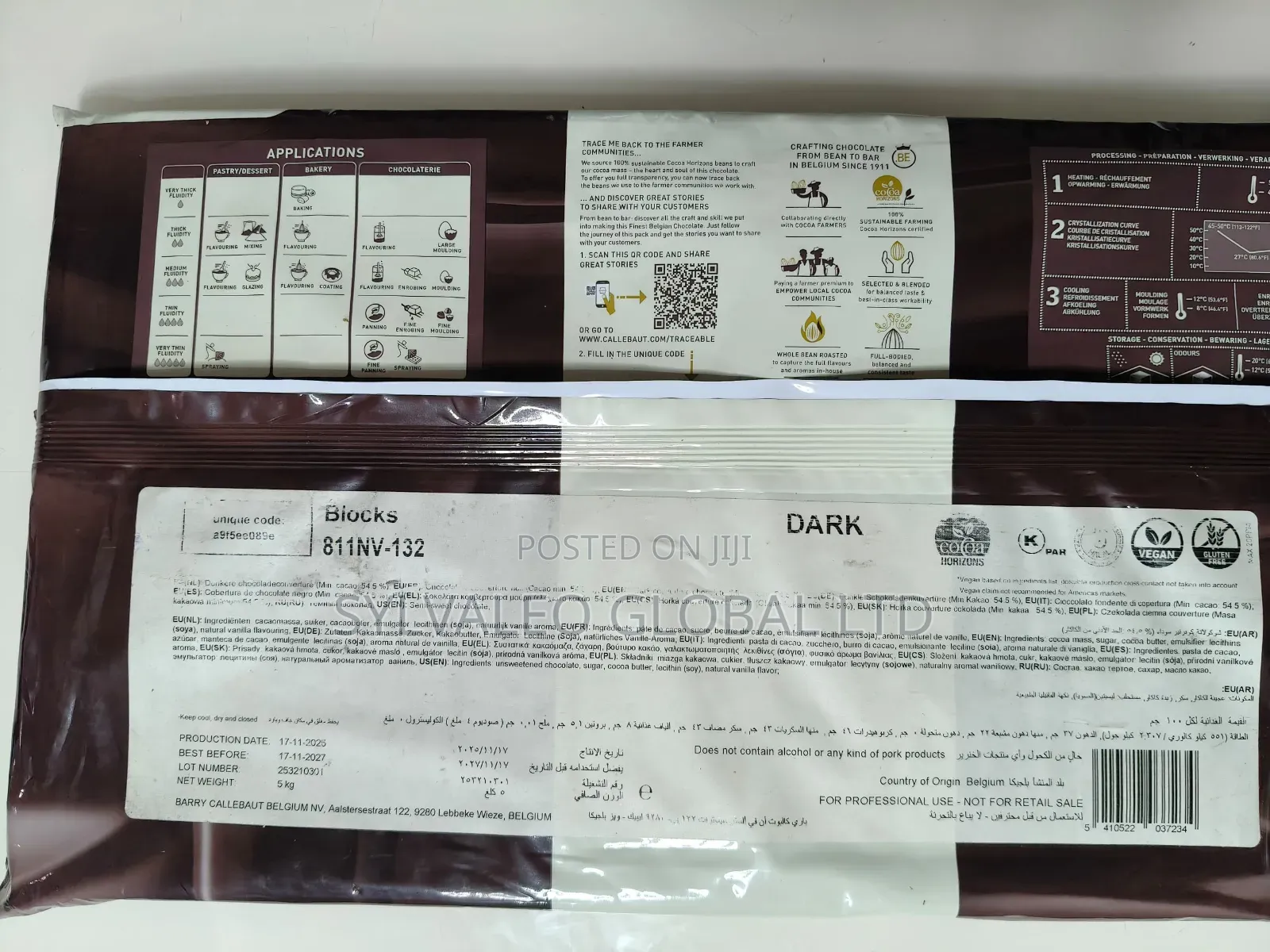 Dark Block Chocolate Bar
