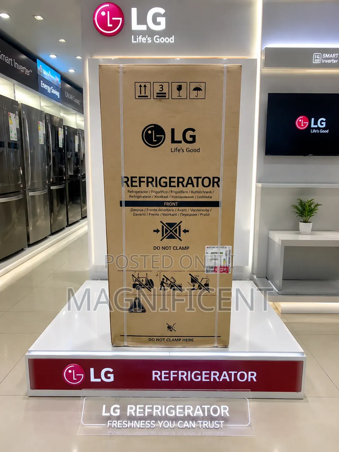 LG GL-B242PQKB 260L Double Door Refrigerator – Brand New in Box