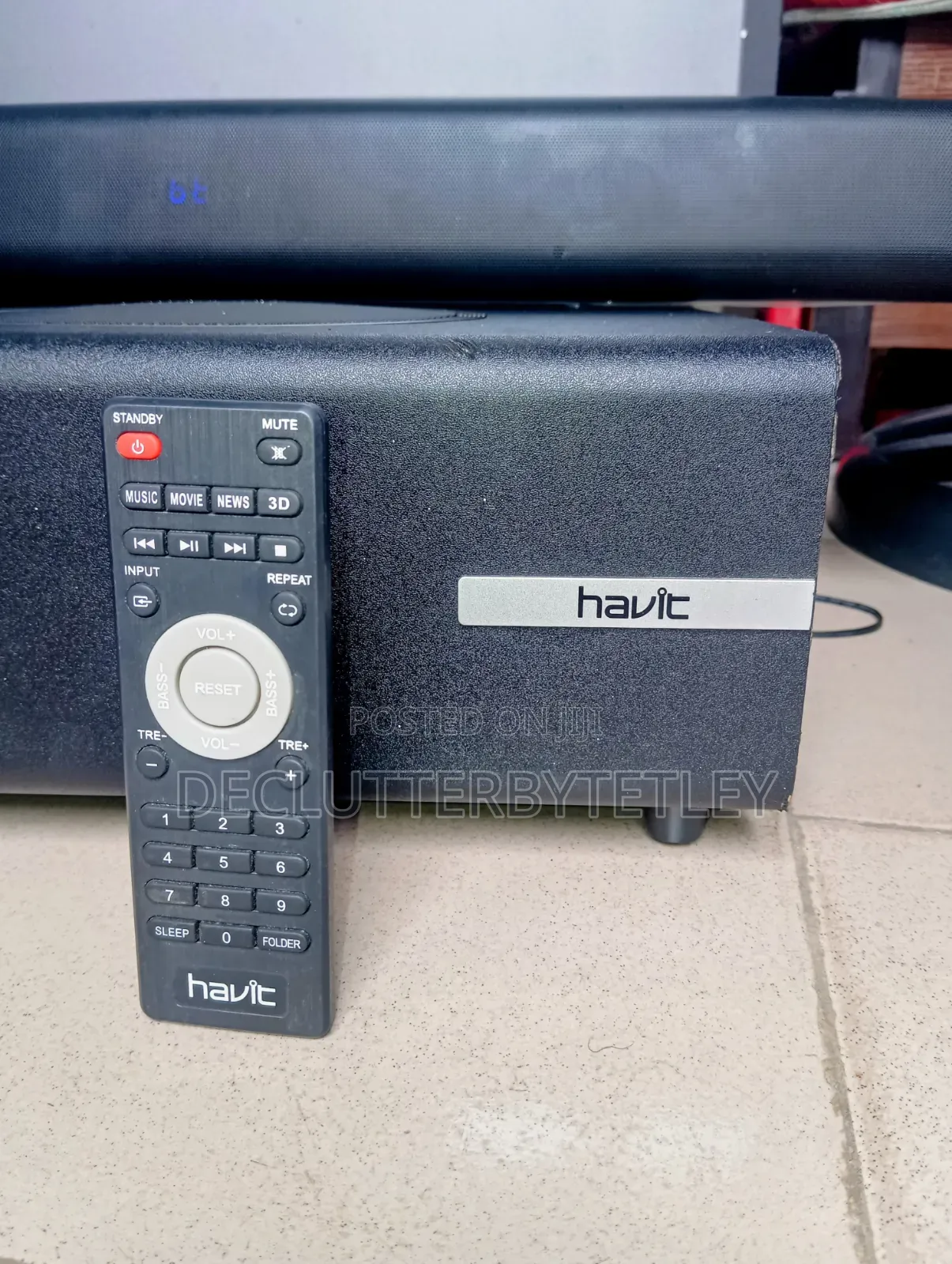 Havit Sound Bar With Woofer