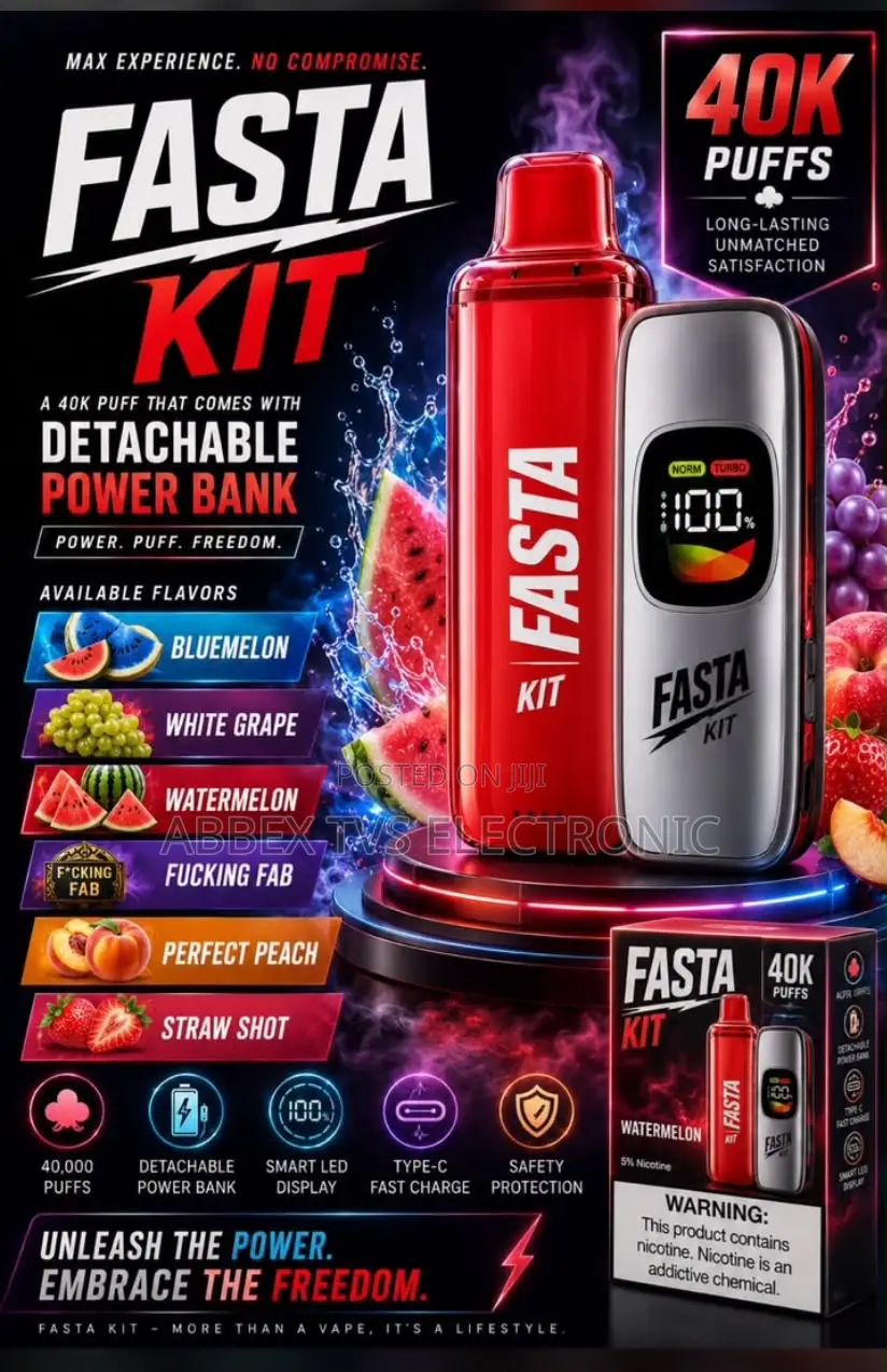 Vape(fasta Puffs)rechargeable and Refilable