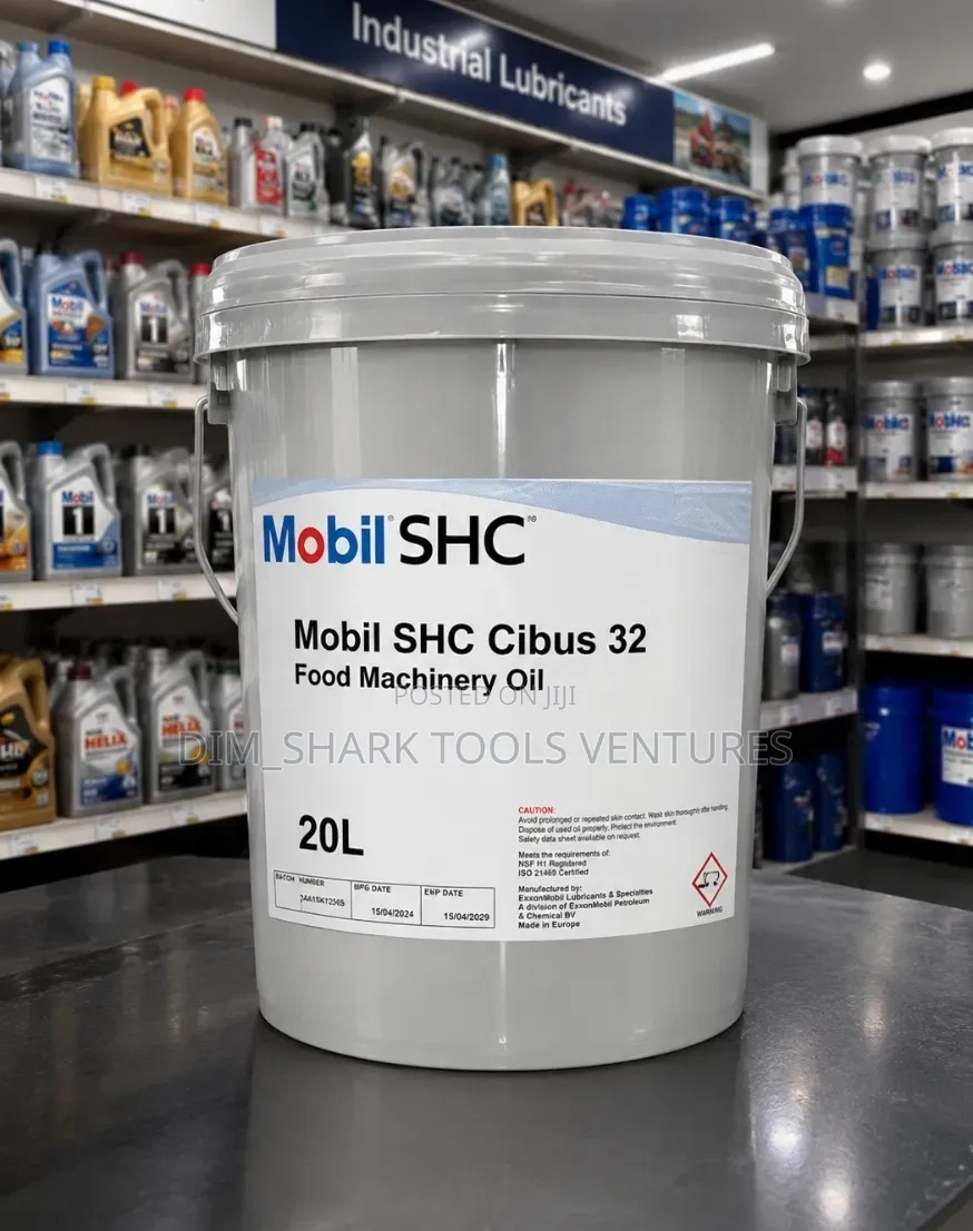 20-L Mobil SHC Cibus 32 High-Performance Synthetic Food Machinery Oil